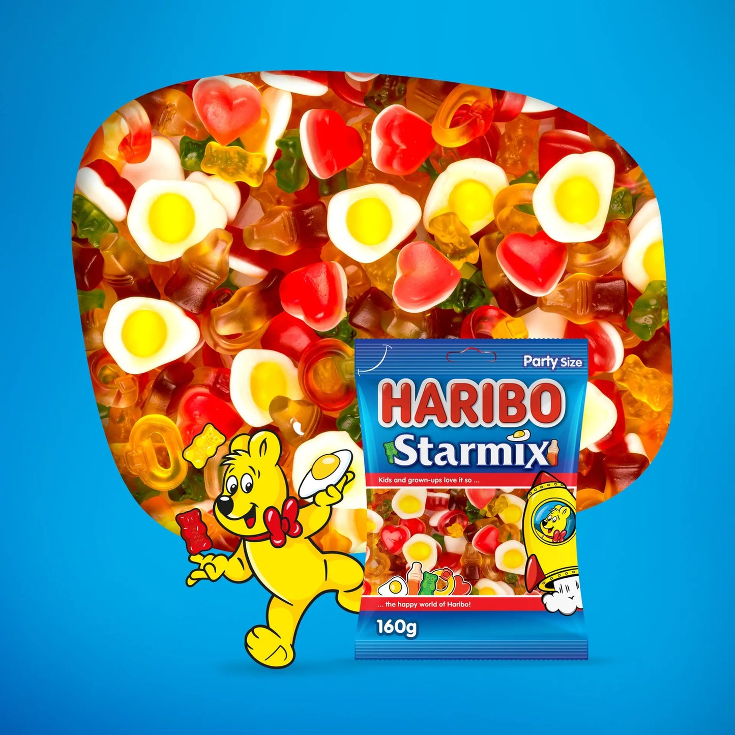 Haribo Starmix Gummies Fruit & Cola Flavor 160 gr