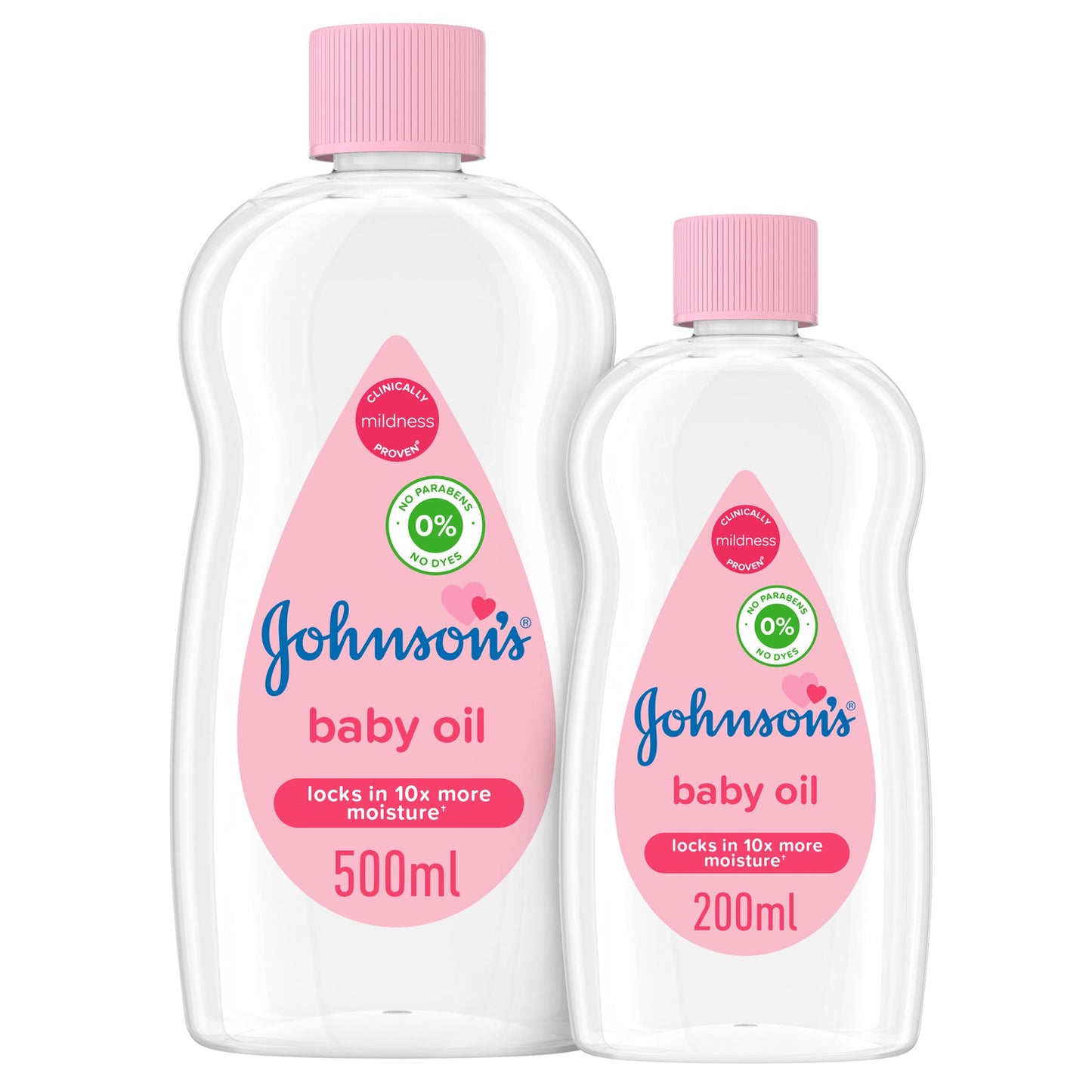 Johnson's Baby Oil 500ml+ 200ml 20% Off