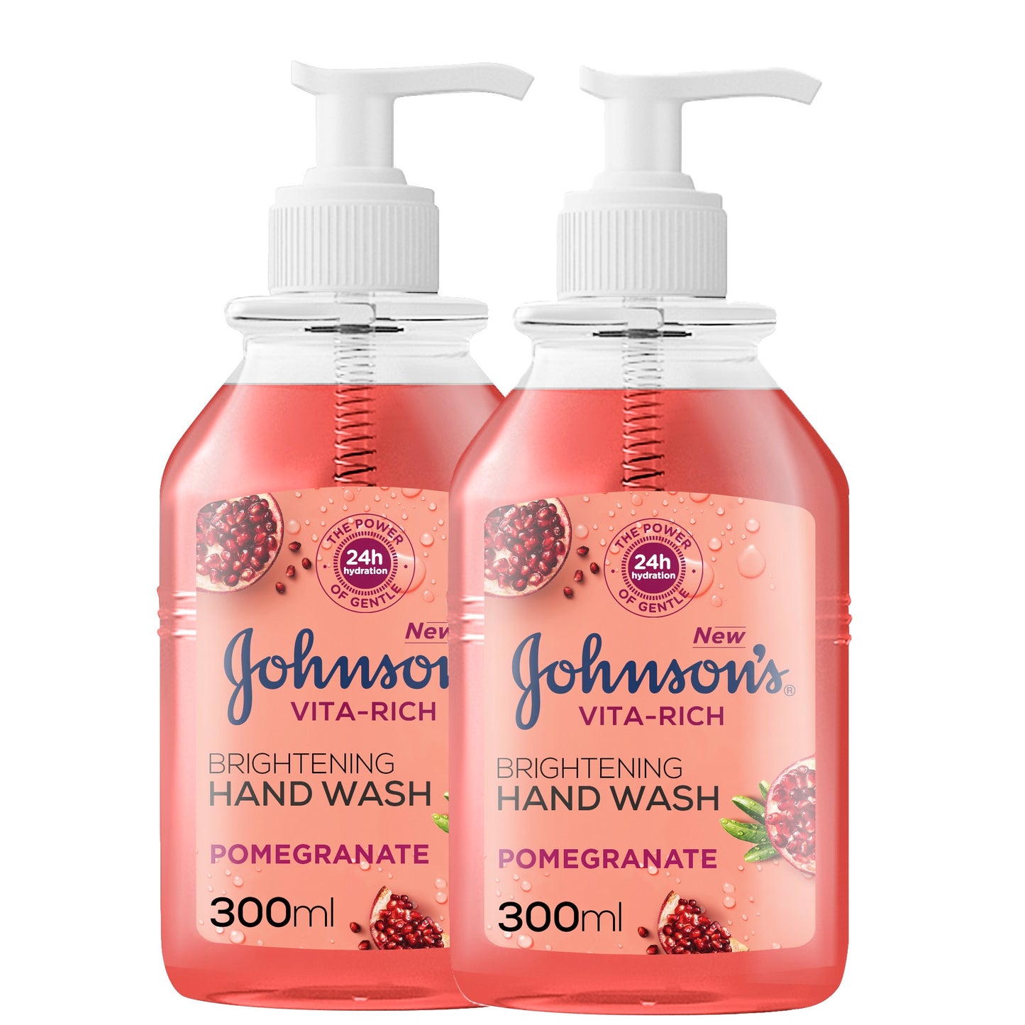 Johnson's Pomegranate Hand Wash 300ml Twin Pack