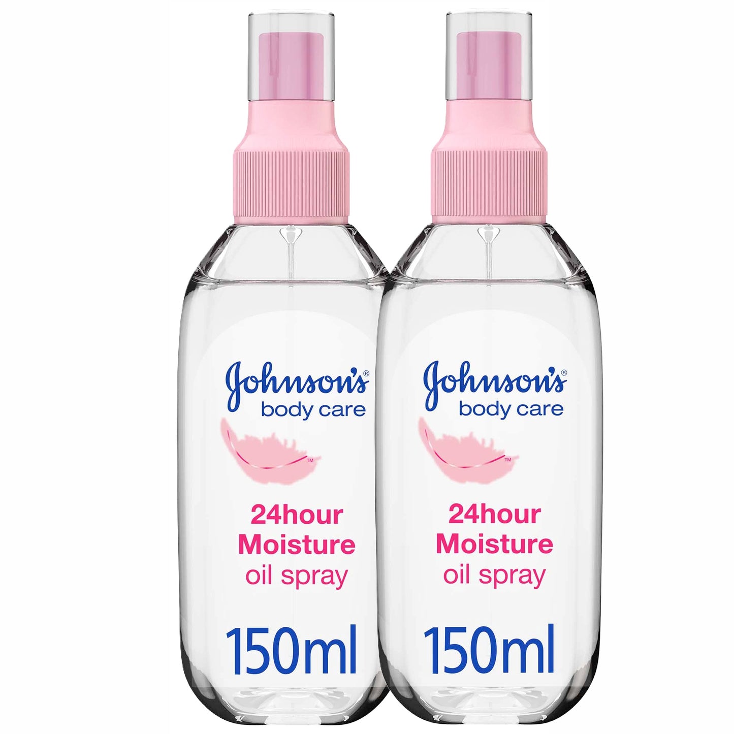 Johnson's Natural Soft Oil Spray 150ml Twin Pack