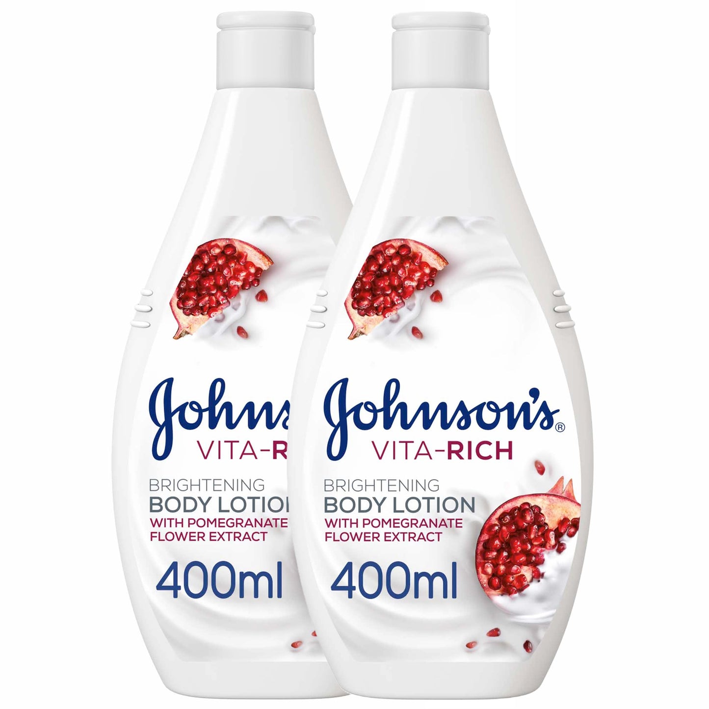 Johnson's Vita Rich Body Lotion Pomegranate 400ml Twin Pack
