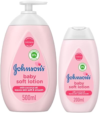 Johnson's Baby Soft Lotion (500ml + 200ml) 20% off