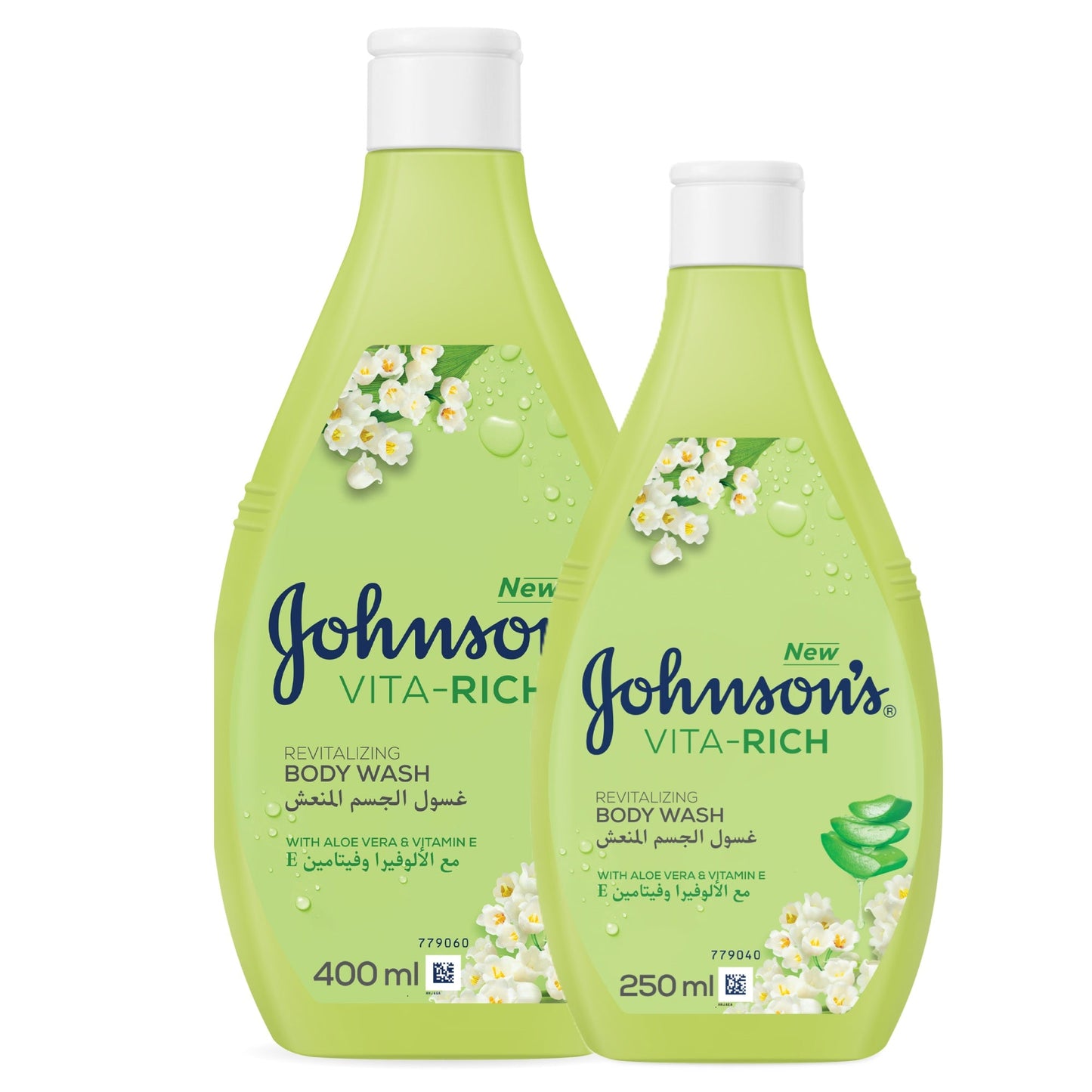 Johnson's Vita-Rich Revitalizing Body Wash 400ml+ 250ml