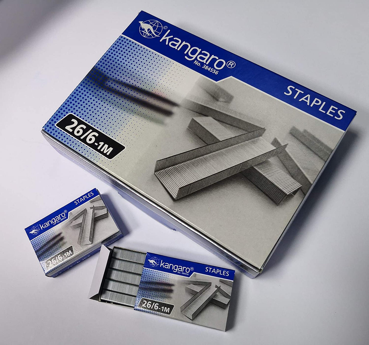 Kangaro Stapler Pins 26/6-1M 20 x 1000 per pack