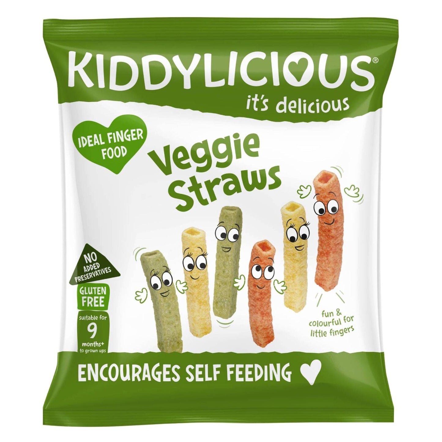 Kiddy Cheesy Veggie Straws 12g