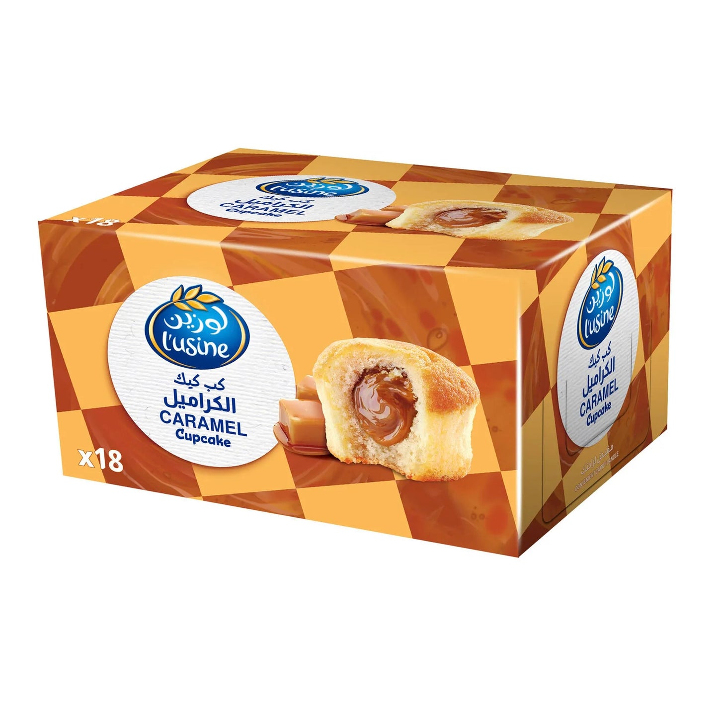 L'usine Soft Cupcakes Filled with Caramel 18 x 30 gr