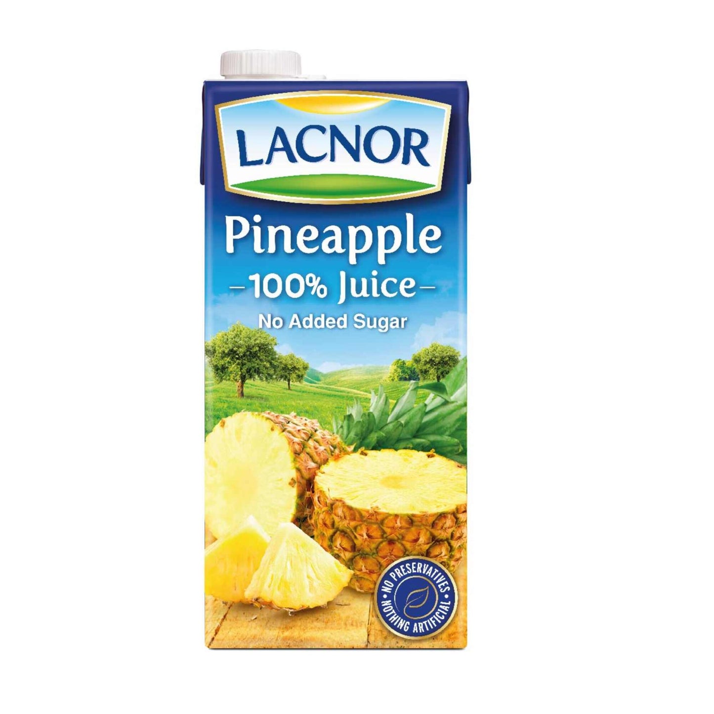 Lacnor Essentials Long Life Pineapple Juice - preservative free 1 L