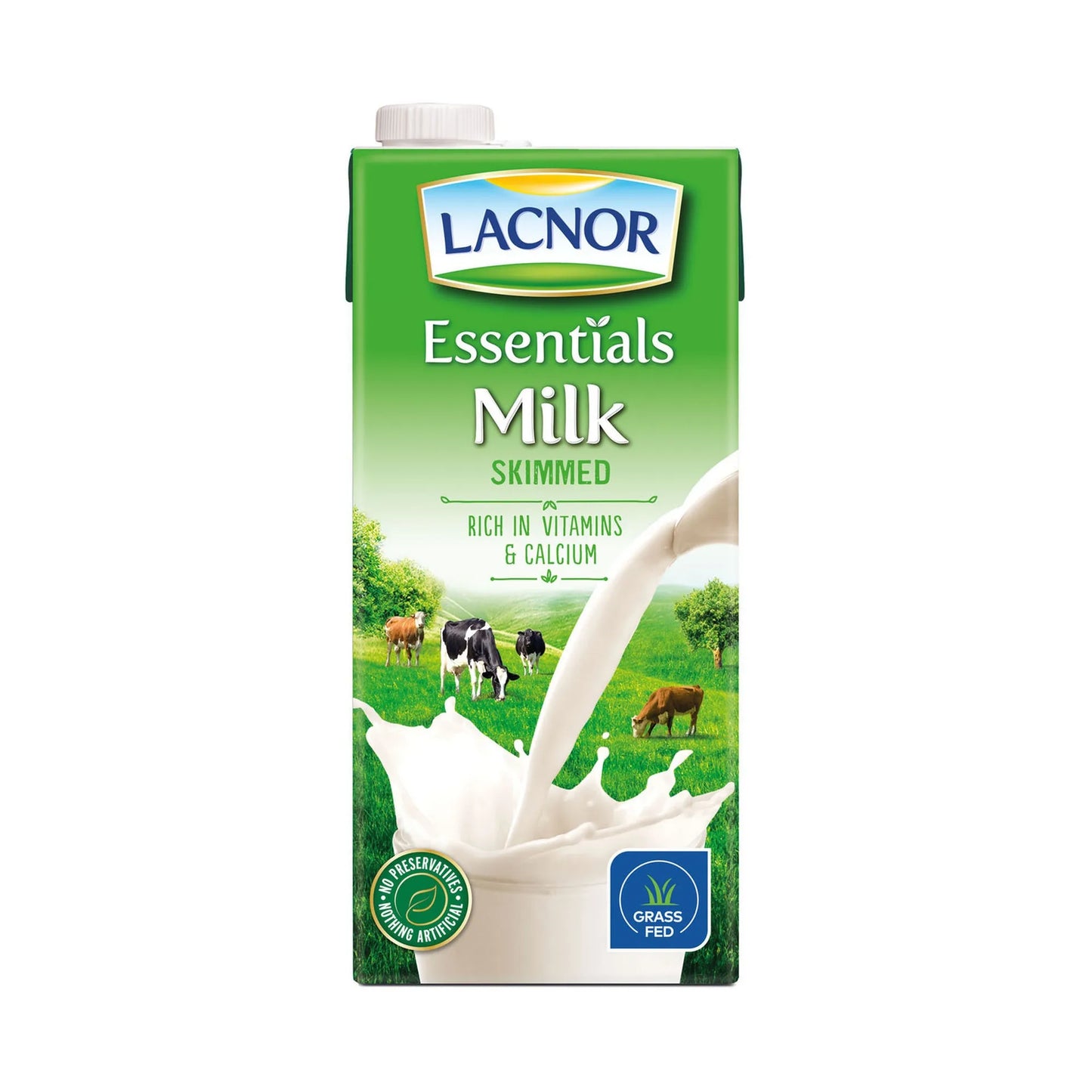 Lacnor Essentials Long Life Skimmed Milk 1 L