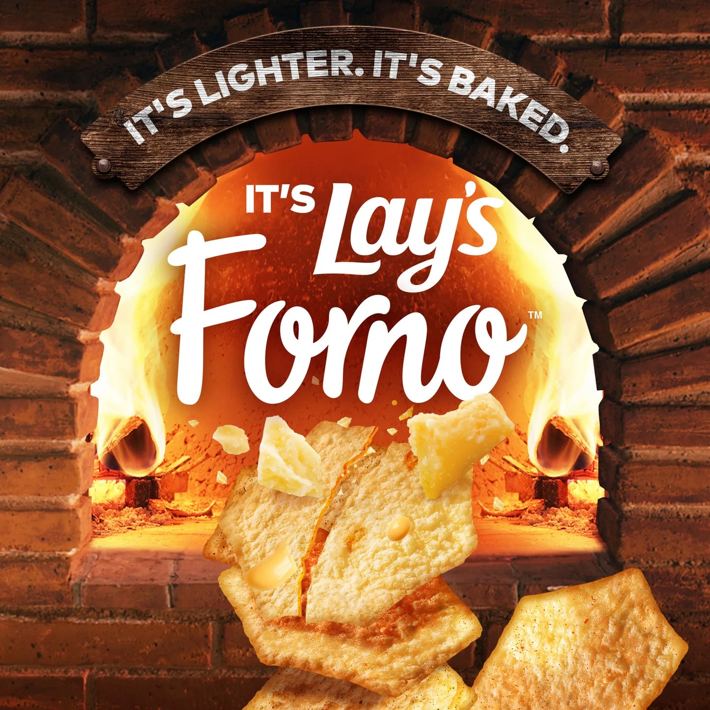 Lay's Forno Oven Baked Cheese Potato Chips 160 gr