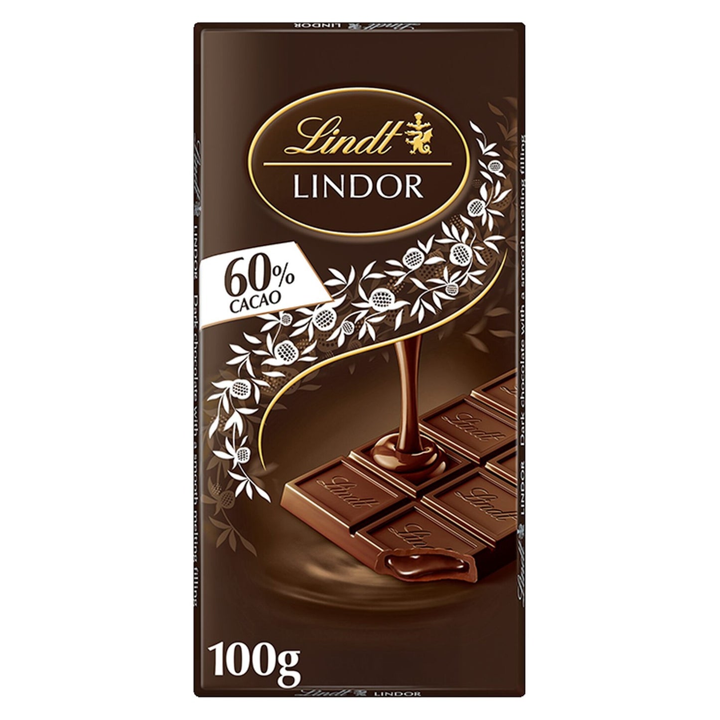 Lindt Lindor Extra Dark Chocolate Slab 100 gr