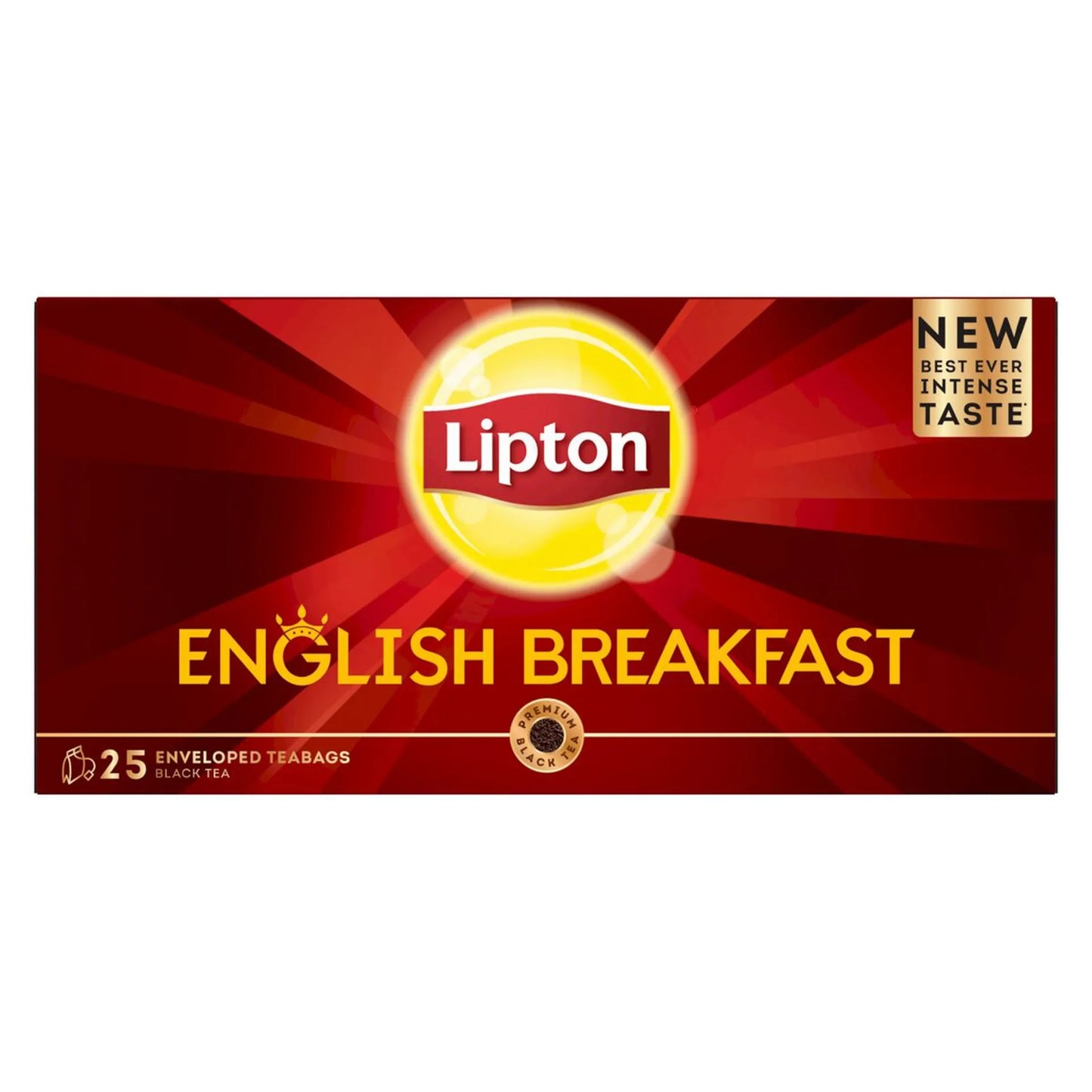 Lipton English Breakfast Enveloped Black Tea Bags 25 per pack