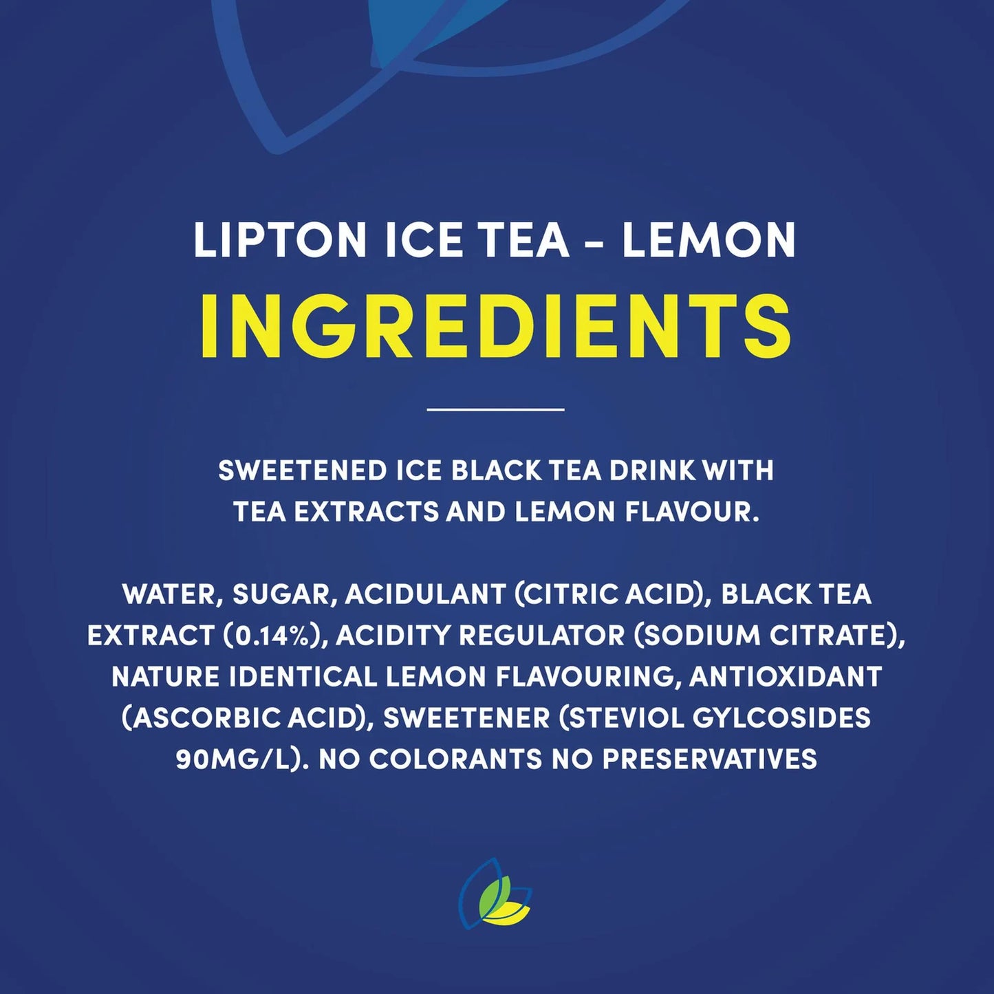 Lipton Lemon Iced Tea 6 x 320 ml