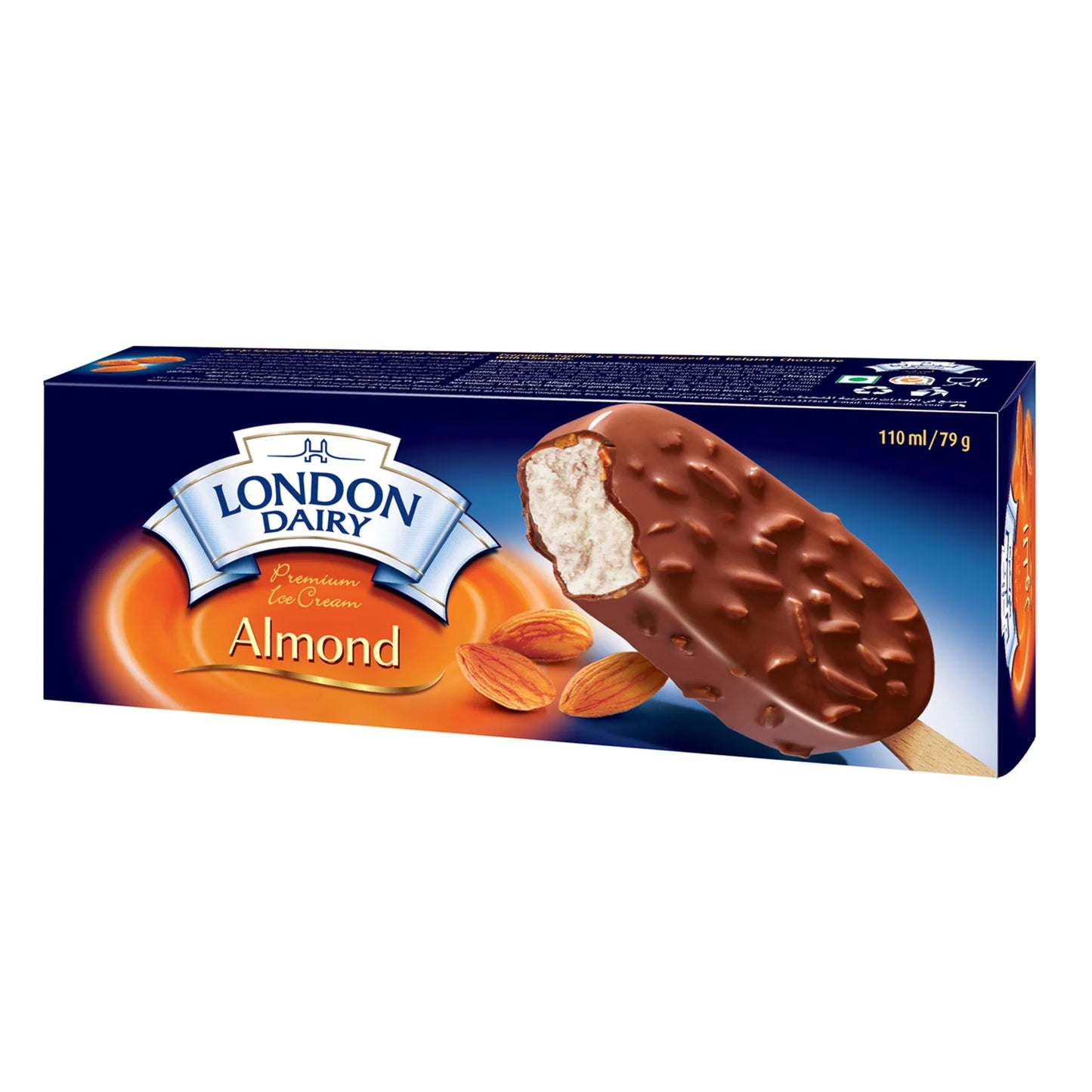 London Dairy Almond Ice Cream Stick 100 ml