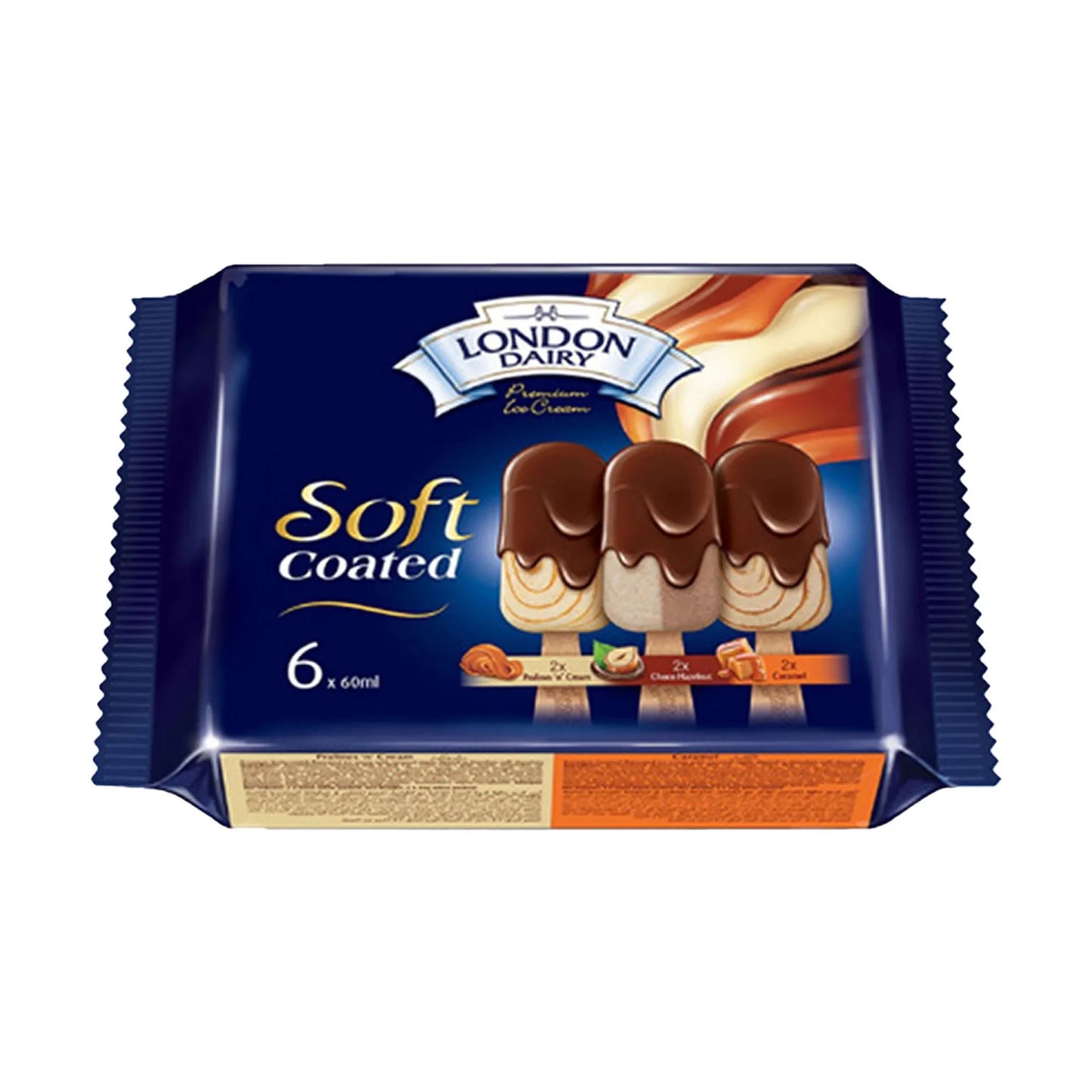 London Dairy Assorted Mini Ice Cream Sticks 6 x 60 ml