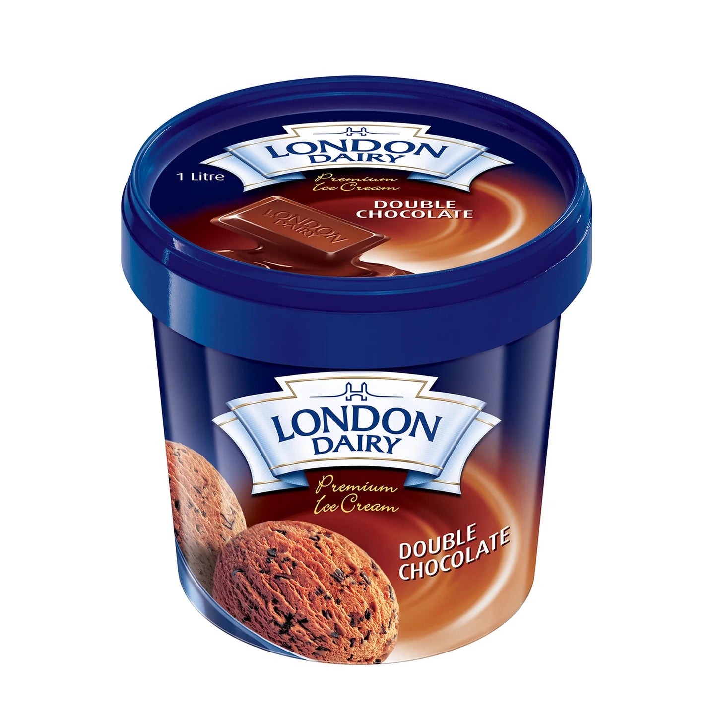 London Dairy Double Chocolate Ice Cream 1 L