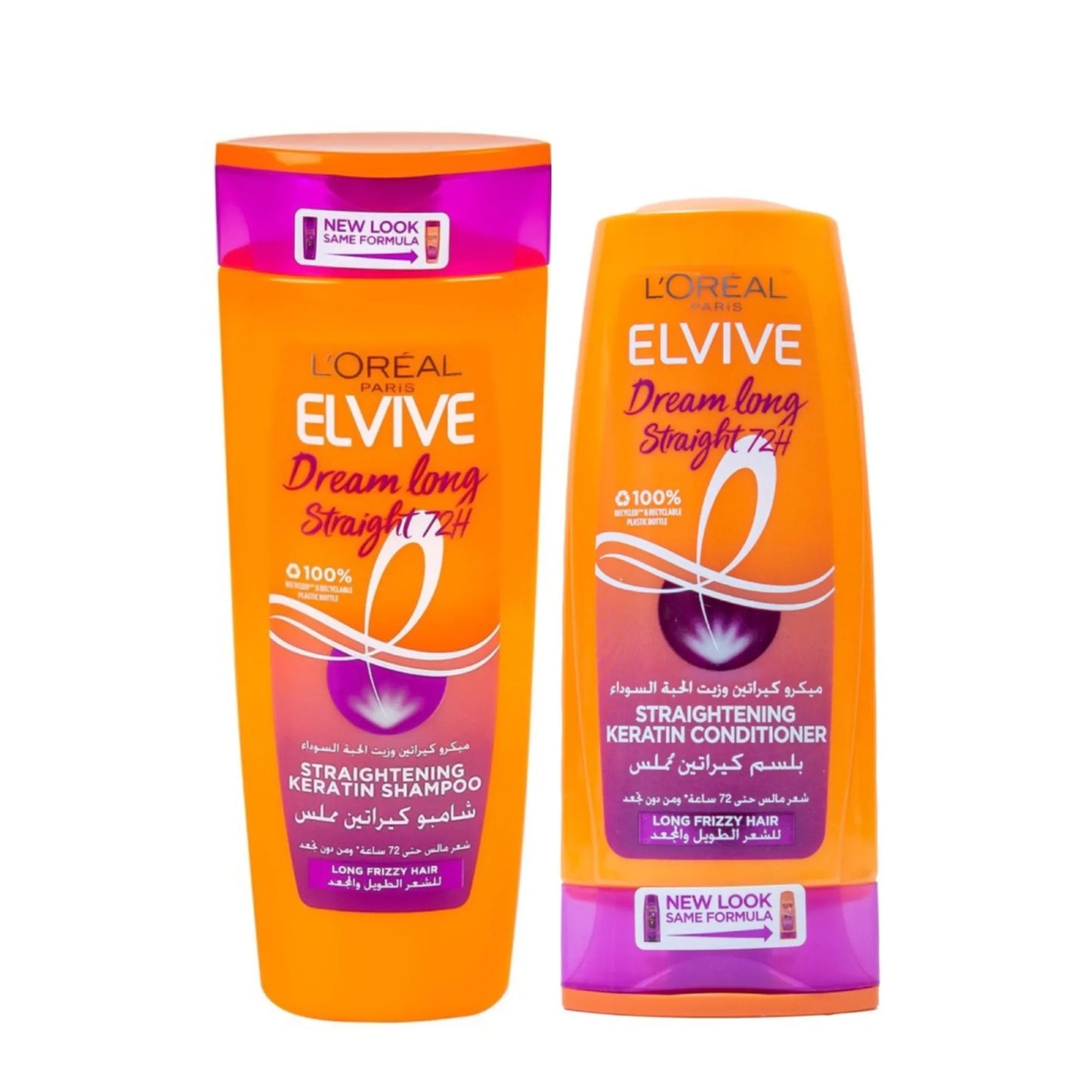 L'Oreal Elvive Dream Long Straightening 72H 400ml and Conditioner 360ml