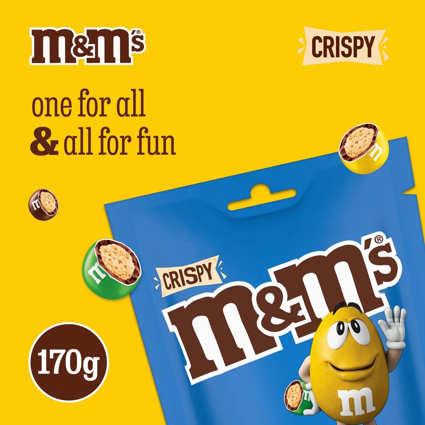 M&M's Crispy Chocolate Candies 170 gr