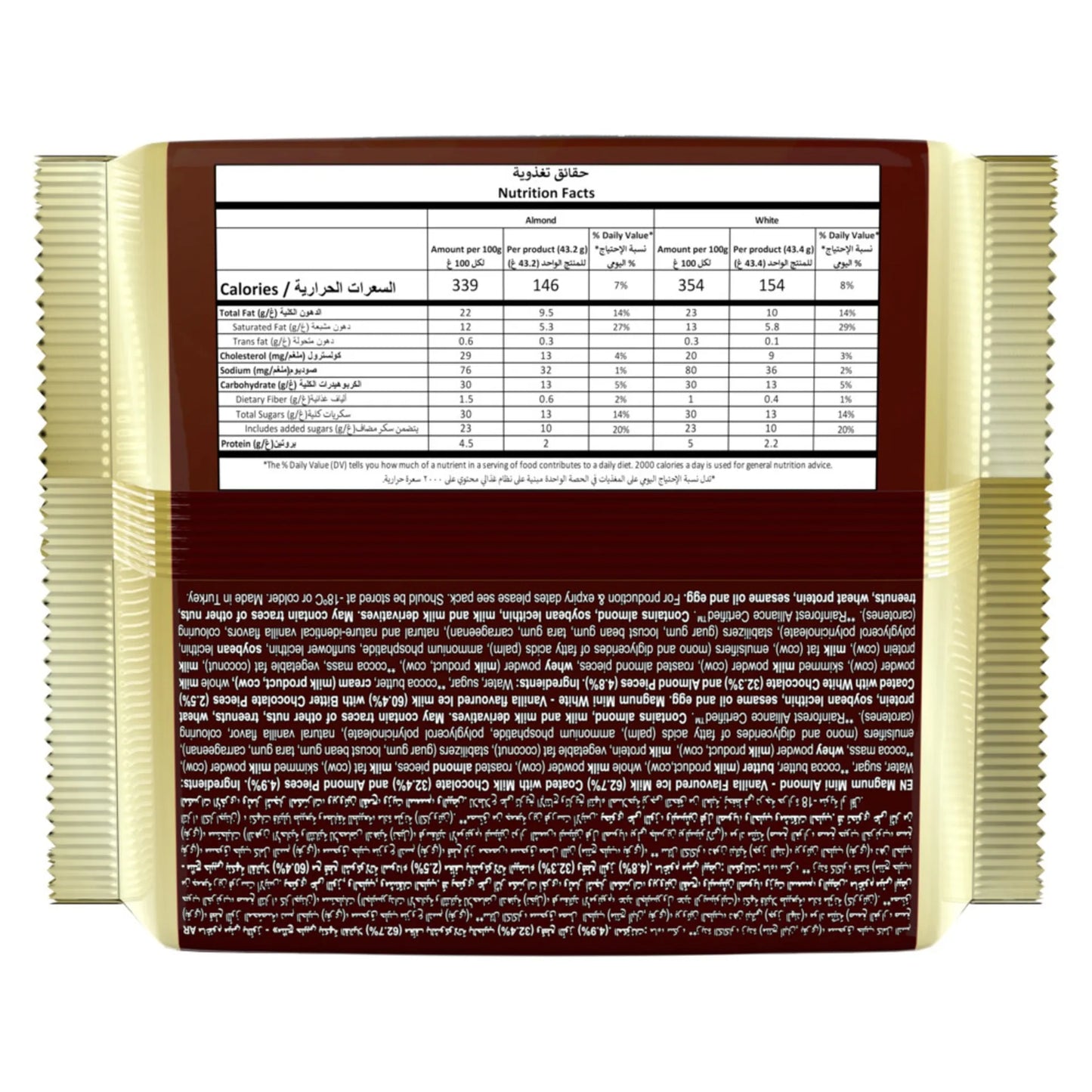 Magnum Mini Classic, Almond & White 6 x 60ml