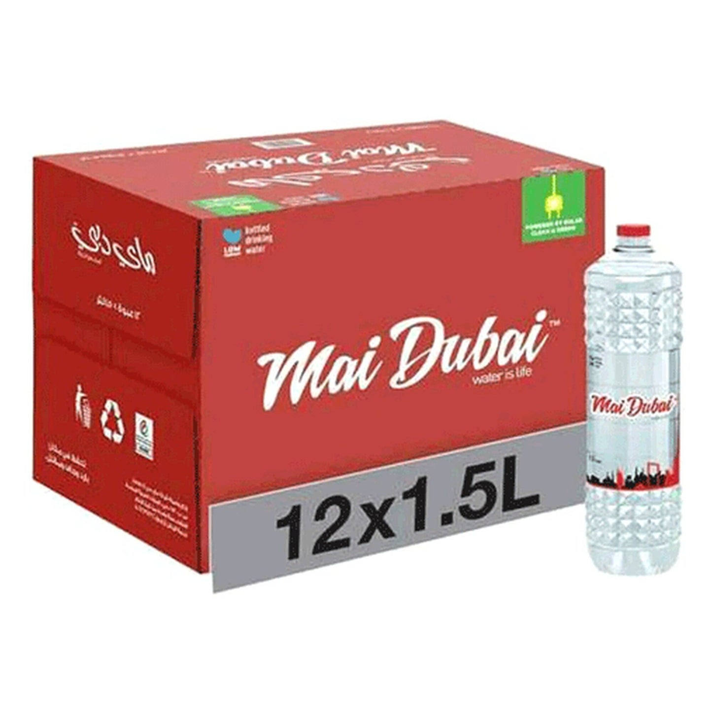 Mai Dubai Water 12x1.5L low sodium