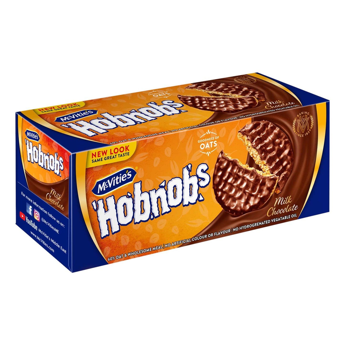 McVitie's Hobnobs Milk Chocolate Biscuits 300g