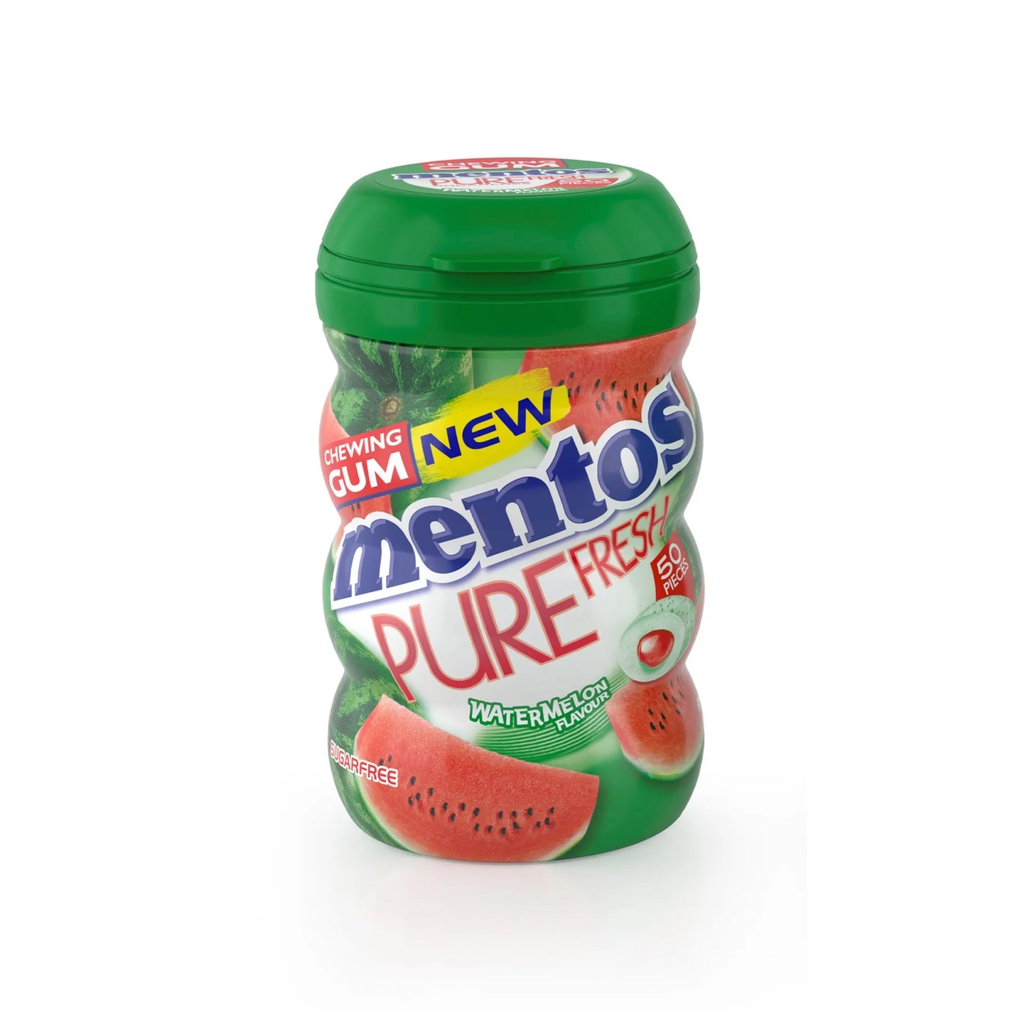 Mentos Pure Fresh Chewing Gum Watermelon Flavor 10 per pack