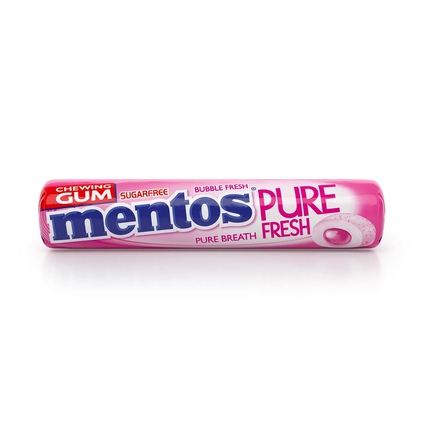 Mentos Pure Fresh Gum Bubble Fresh Flavor with Green Tea 9 per pack