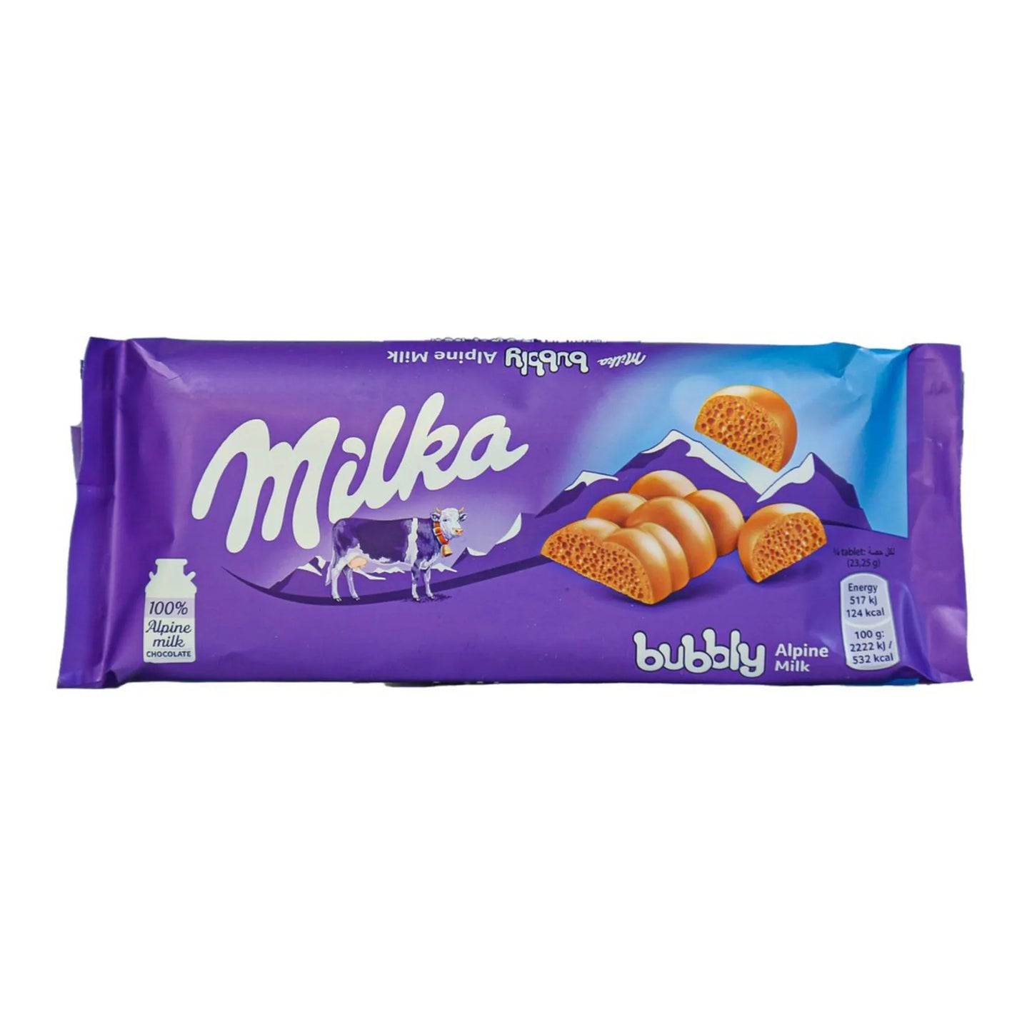 Milka Bubbly Chocolate Slab with Alpine Milk 93 gr