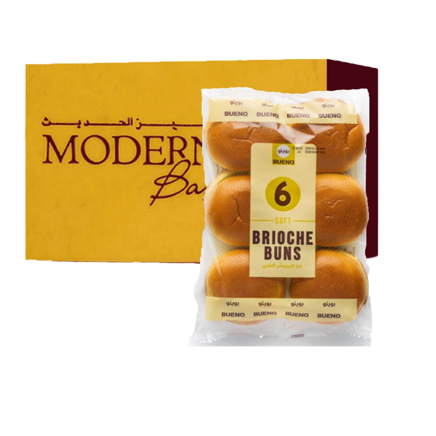 Modern Bakery Brioche Buns 400g