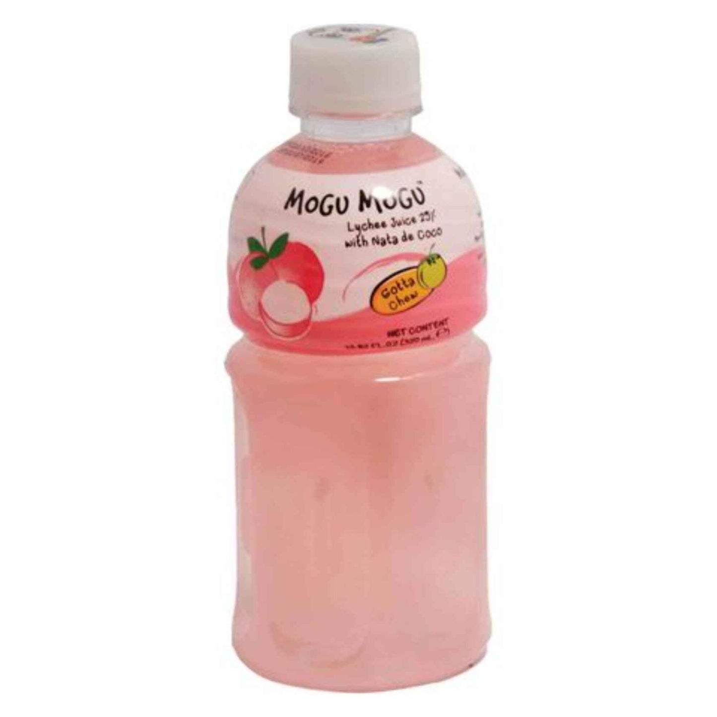 Mogu Mogu Long Life Lychee Juice with Nata de Coco 320 ml