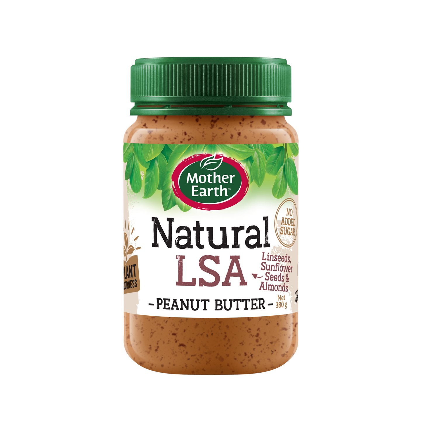Mother Earth Natural Peanut Butter with Linseed and Sunflower 380 gr