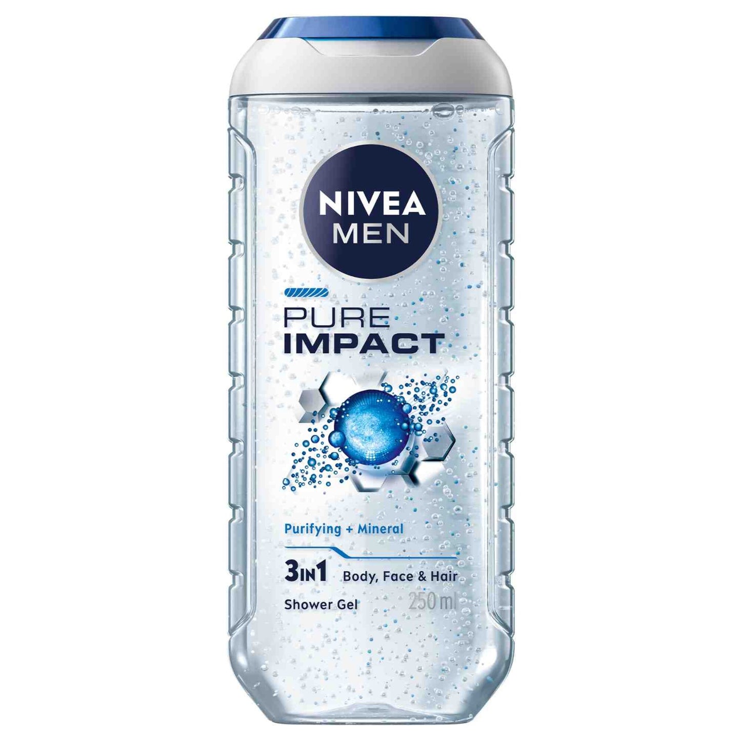 Nivea Men Pure Impact 3in1 Shower Gel 250ml