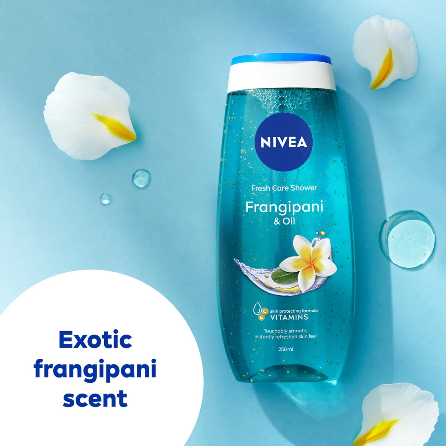 Nivea Shower Gel Fresh Frangipani Oil 250ml