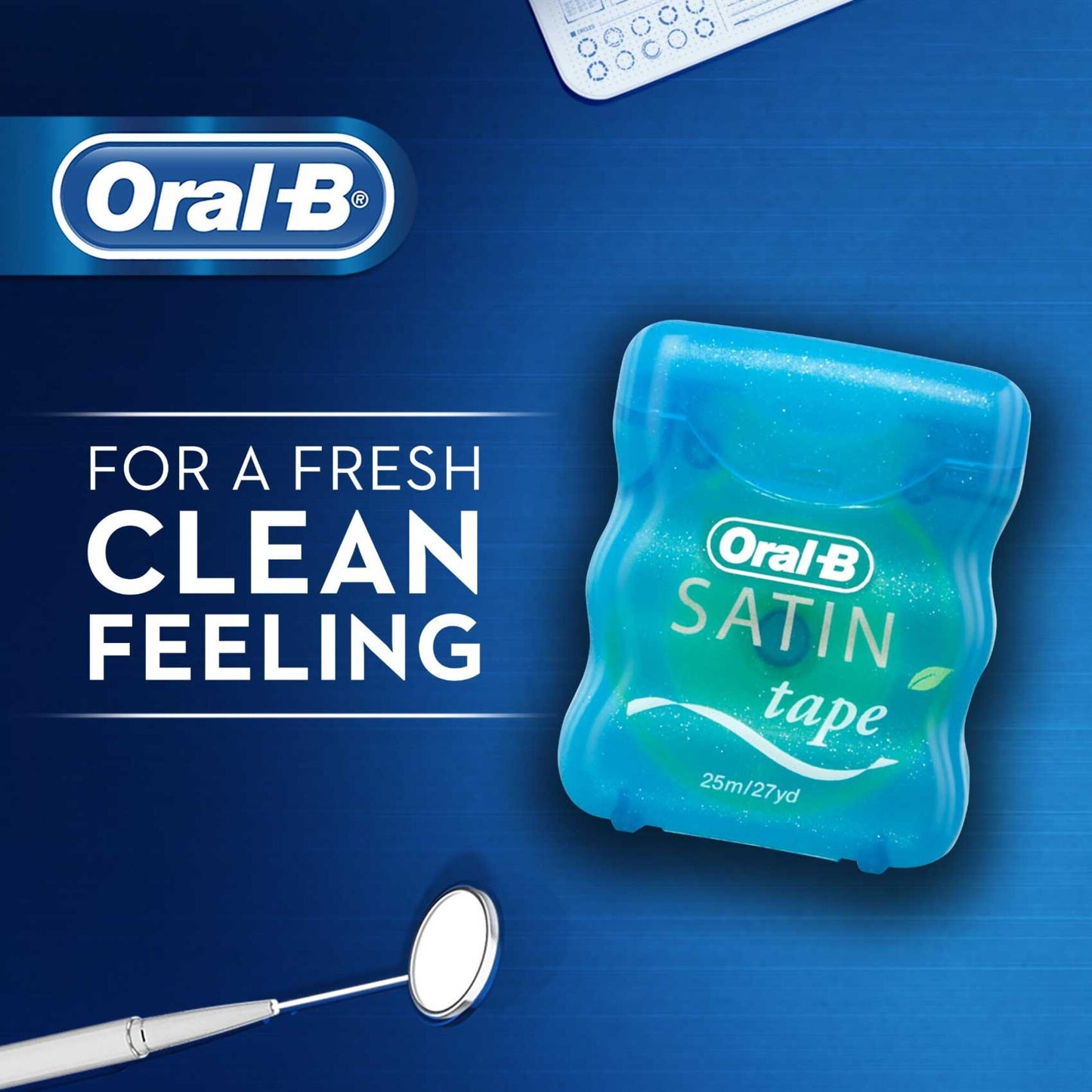 Oral-B Satin 25m Dental Floss Mint Flavor 1 pcs