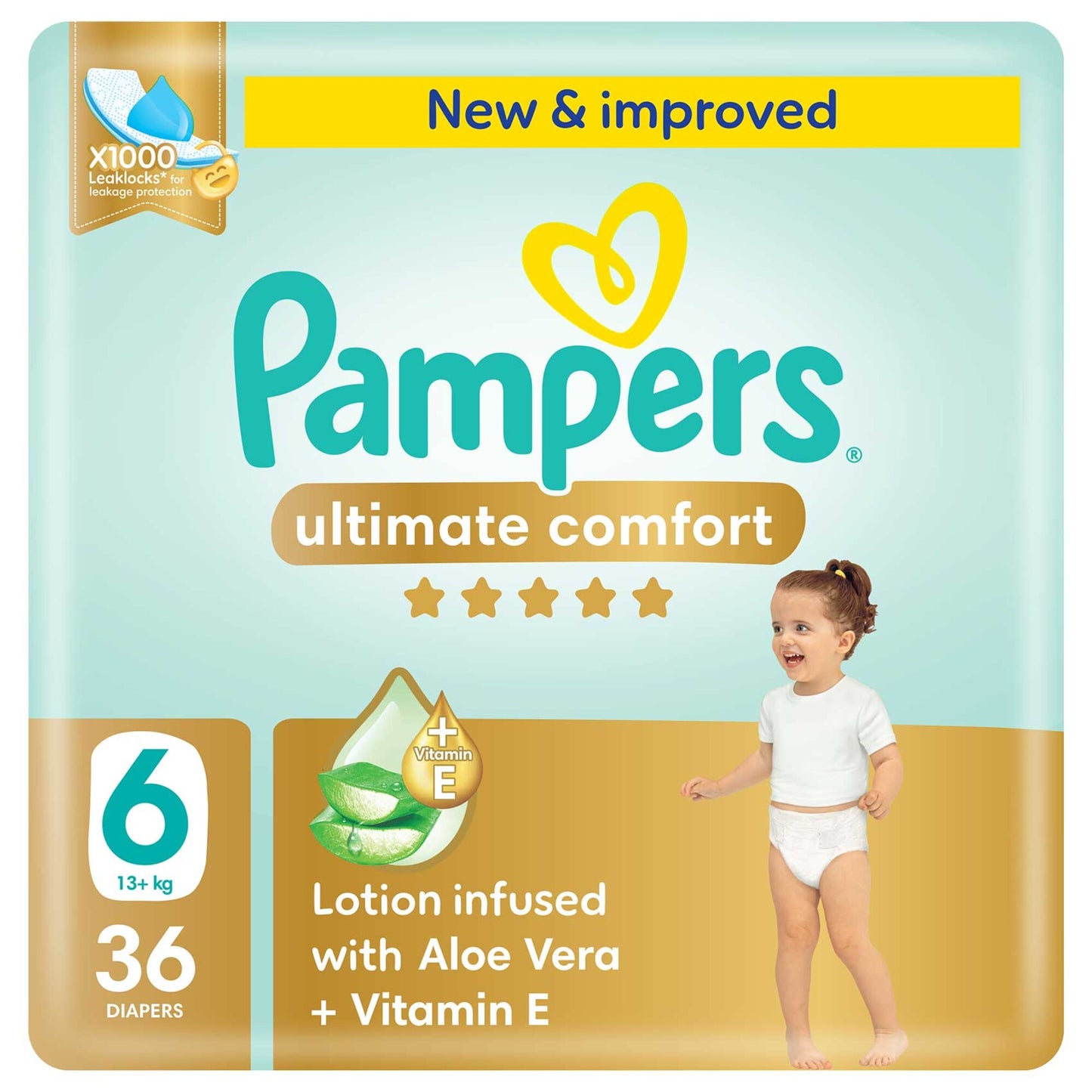 Pampers Ultimate Comfort Diapers Size 6 36 per pack