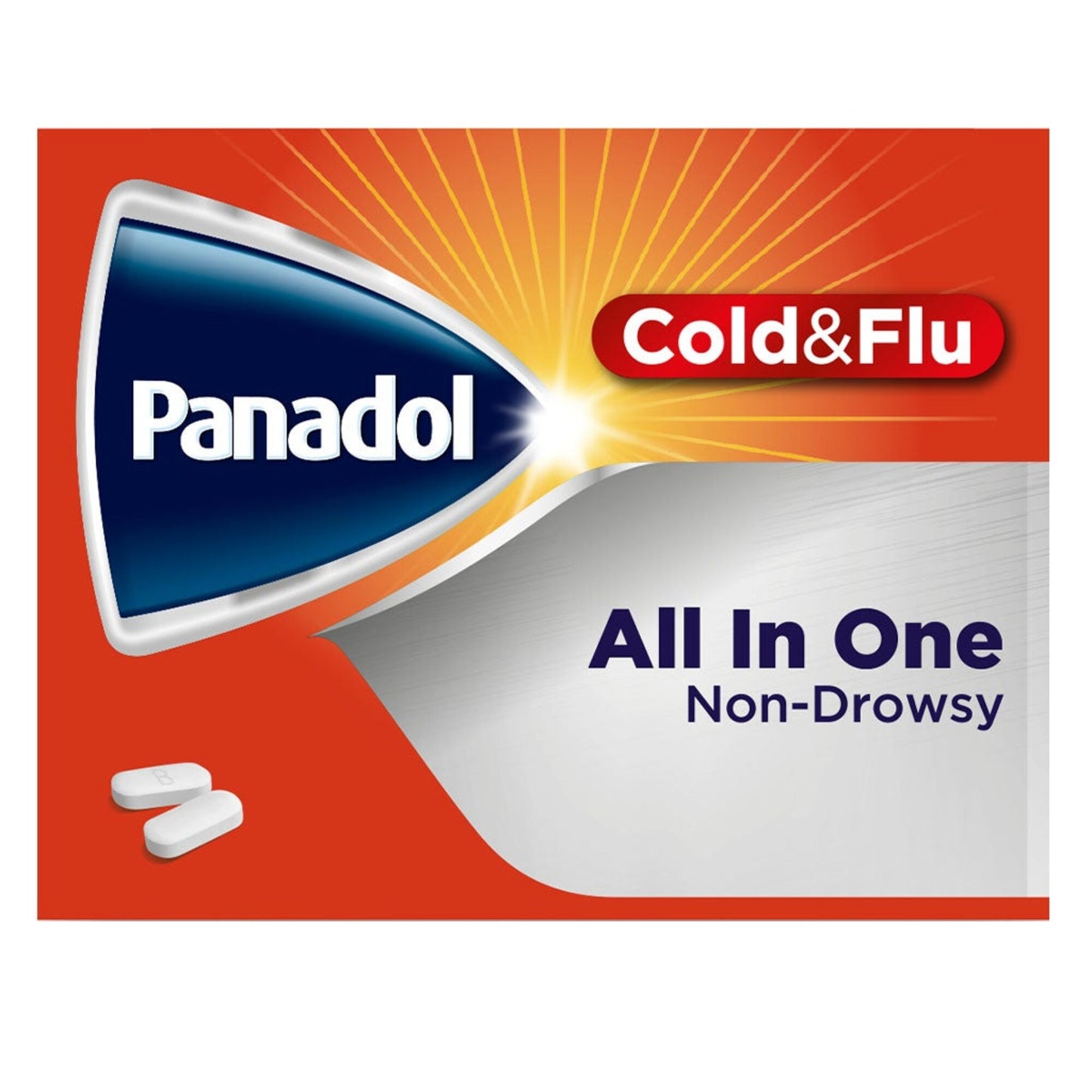 Panadol All in One Cold & Flu Non-Drowsy Tablets 24 tablets