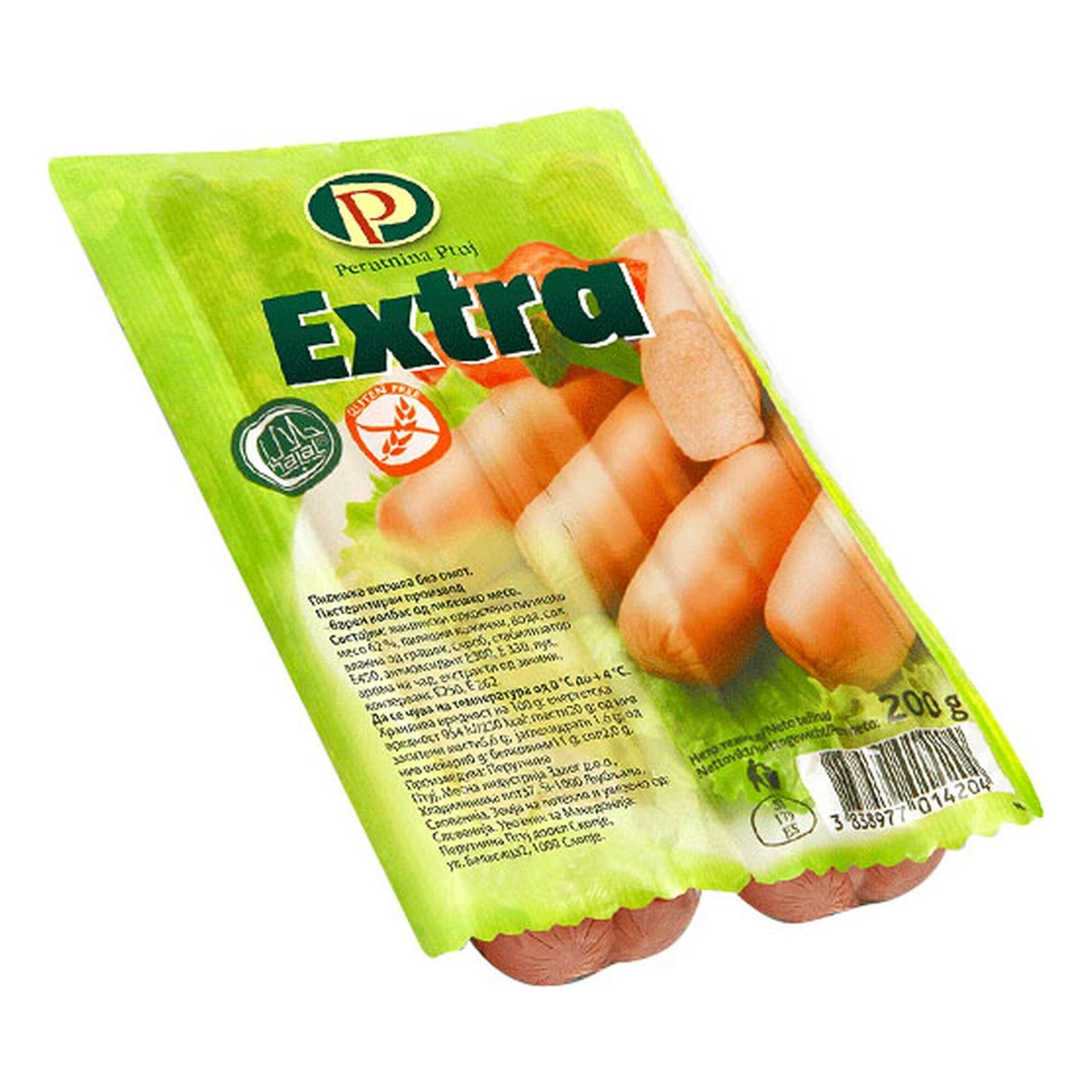 Perutnina Ptuj Extra Chicken Frankfurters 200 gr