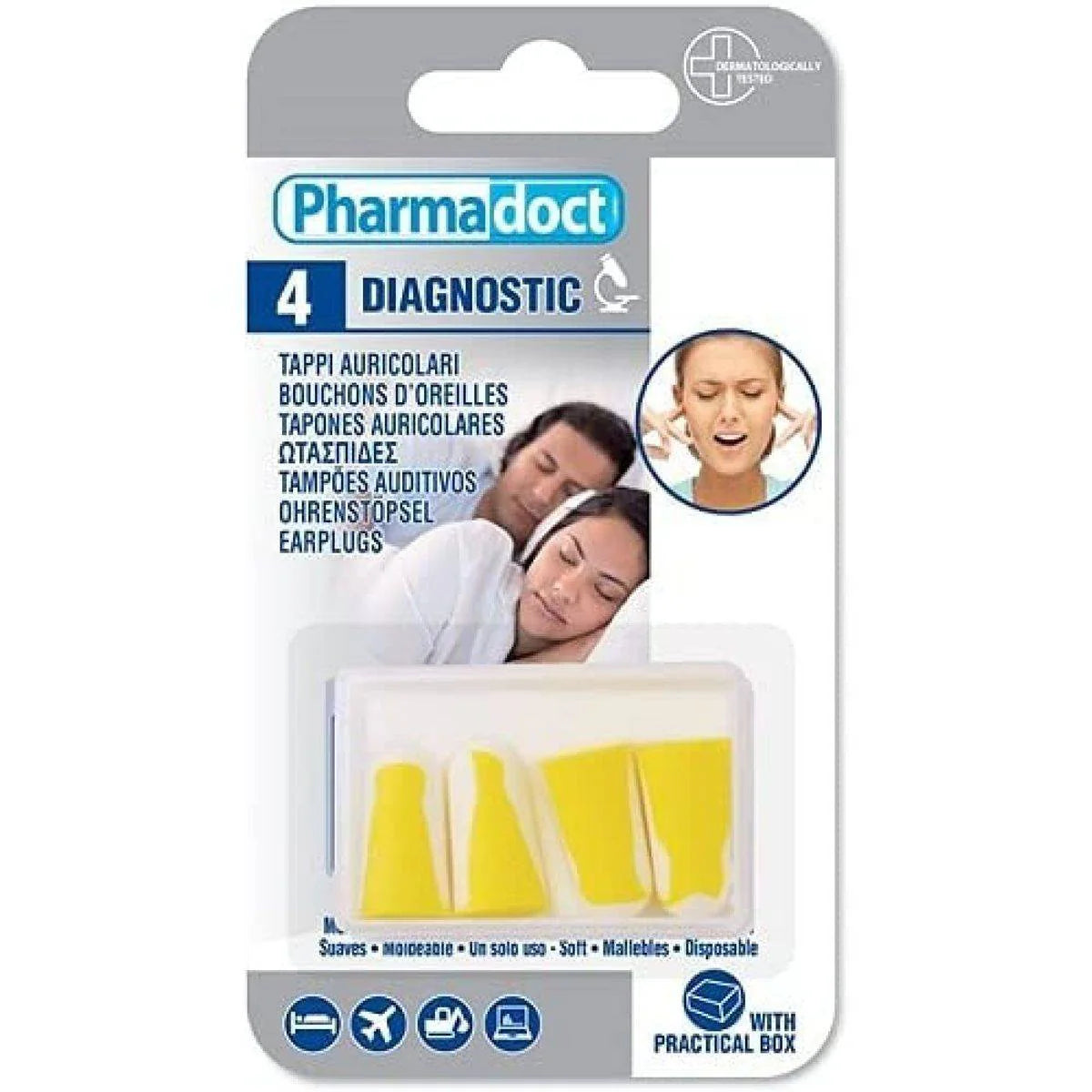 Pharmadoct Reusable Soft Ear Plugs 2 pairs