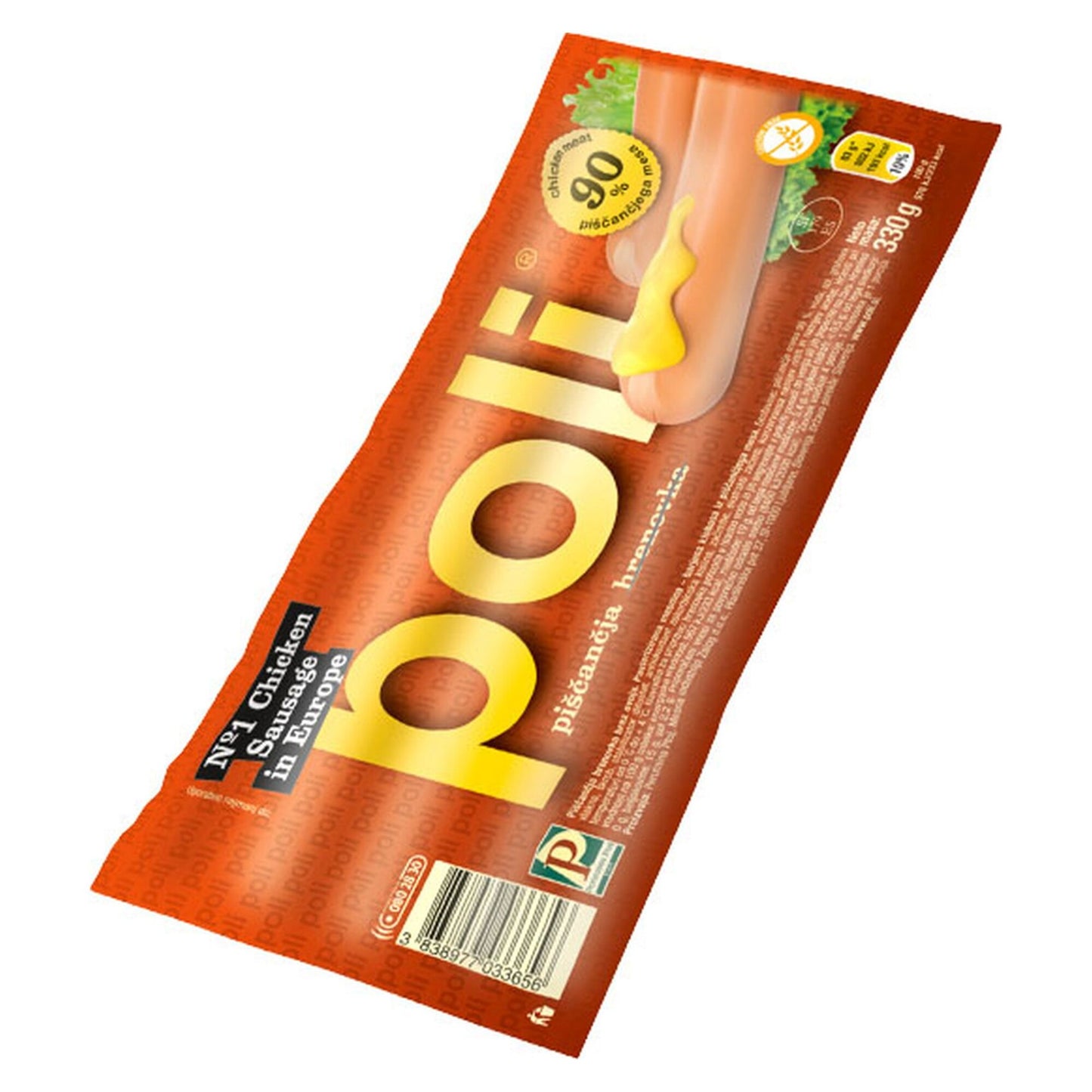 Poli Frozen Chicken Frankfurters 330 gr