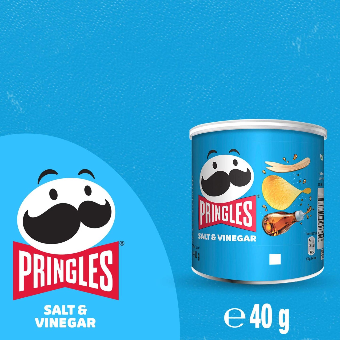 Pringles Salt & Vinegar Potato Chips 40 gr