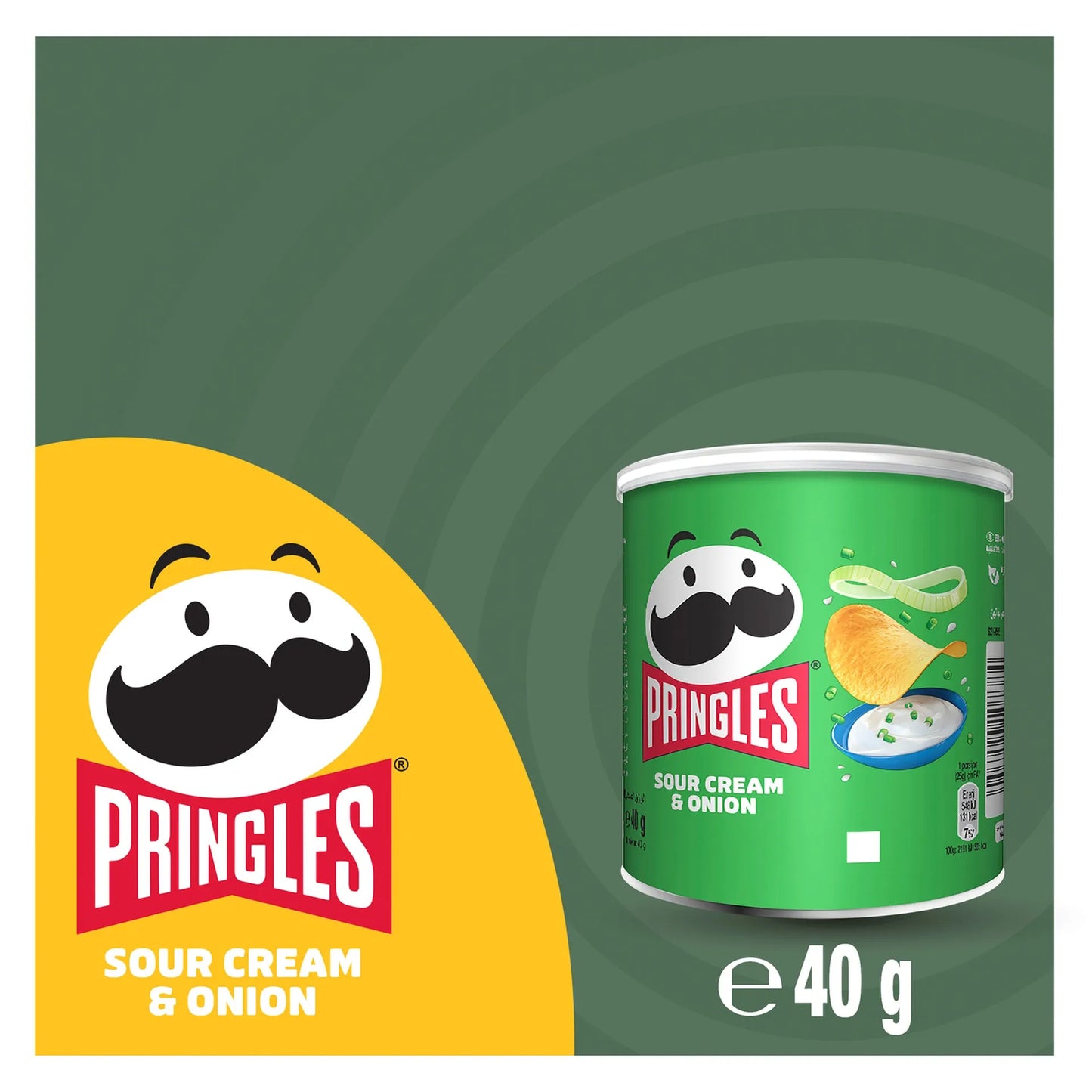 Pringles Sour Cream & Onion Potato Chips 40 gr