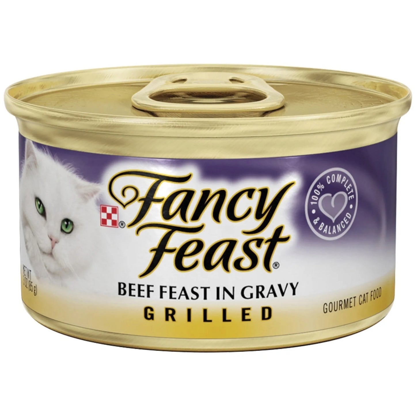 Purina Fancy Feast Gourmet Wet Food with Grilled Beef in gravy 85 gr