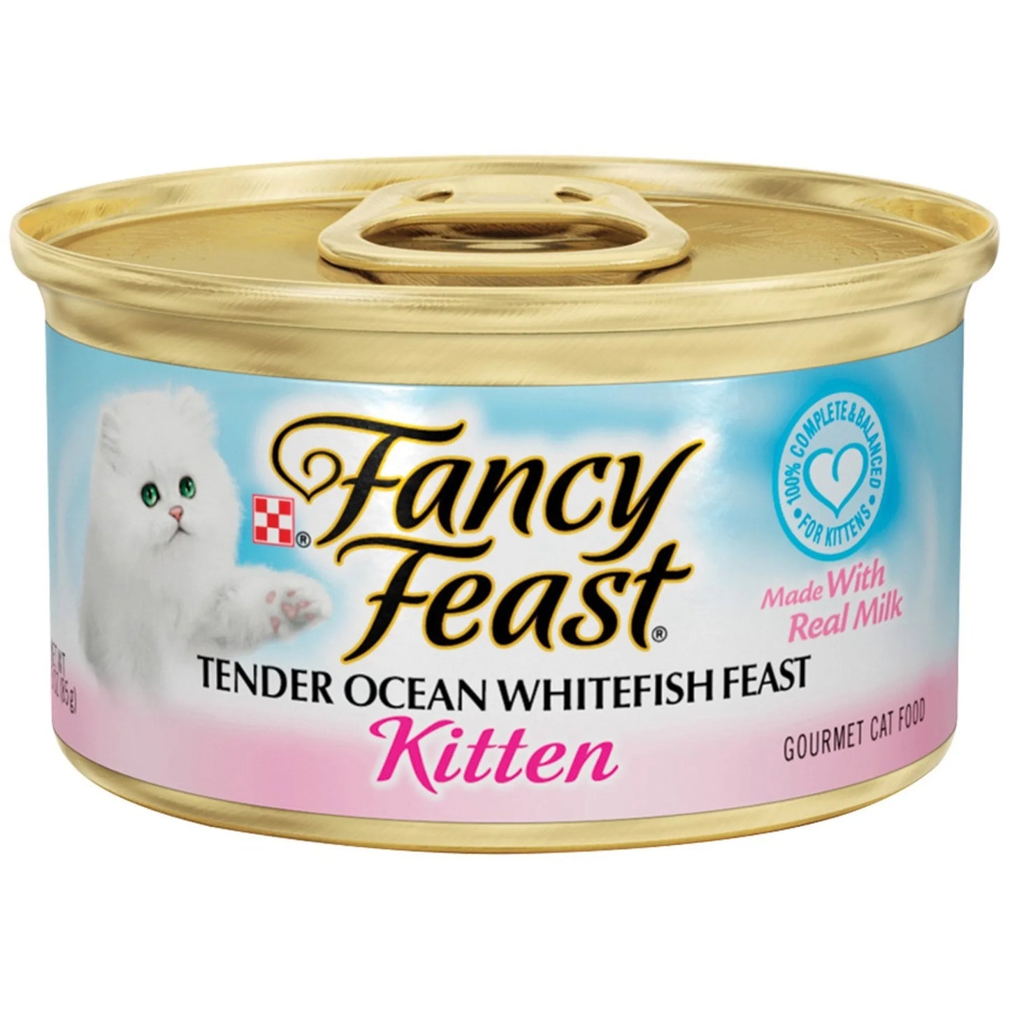 Purina Fancy Feast Gravy Lovers Wet Food with Ocean Whitefish for kittens 85 gr