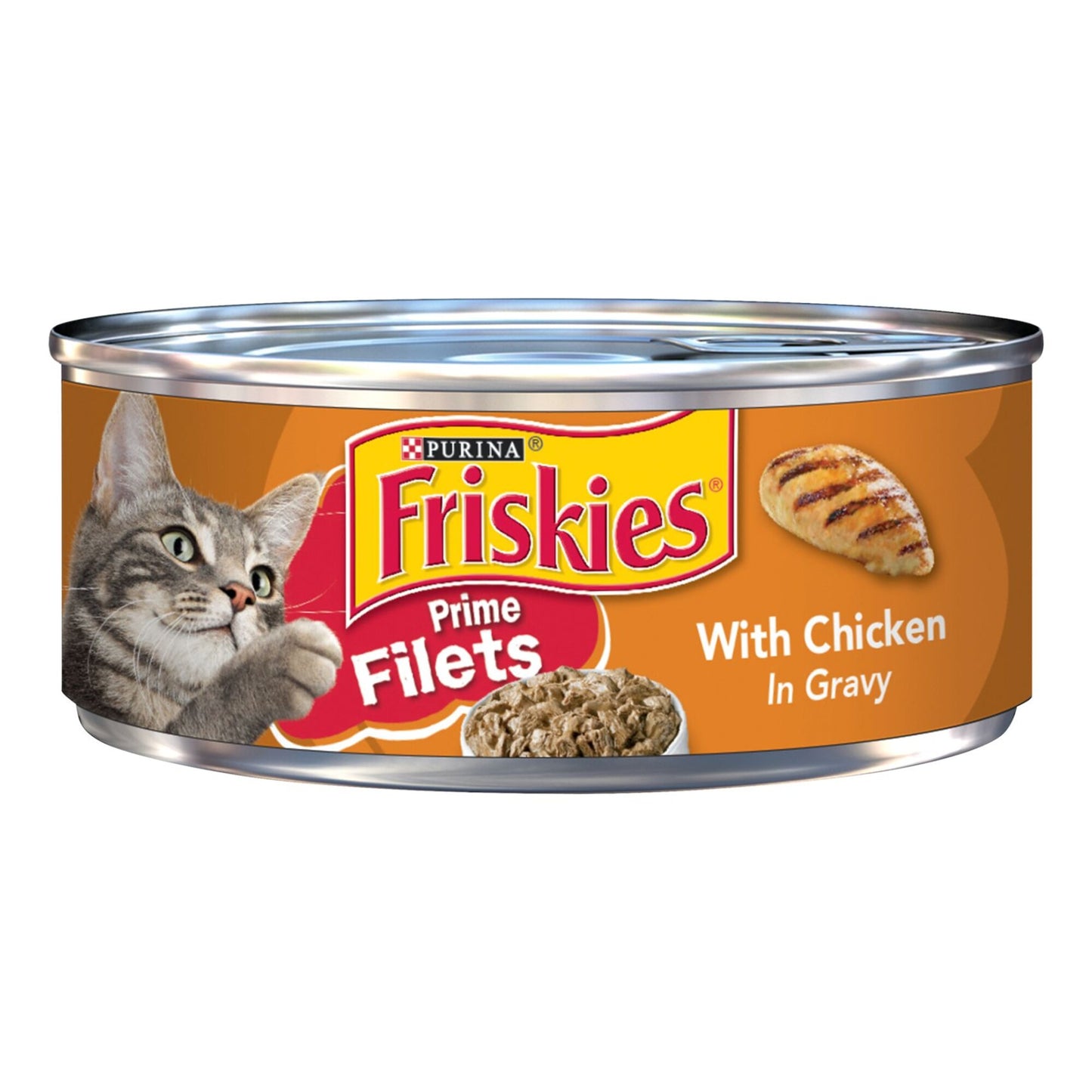 Purina Friskies Prime Filets Wet Cat Food with Chicken in gravy 156 gr