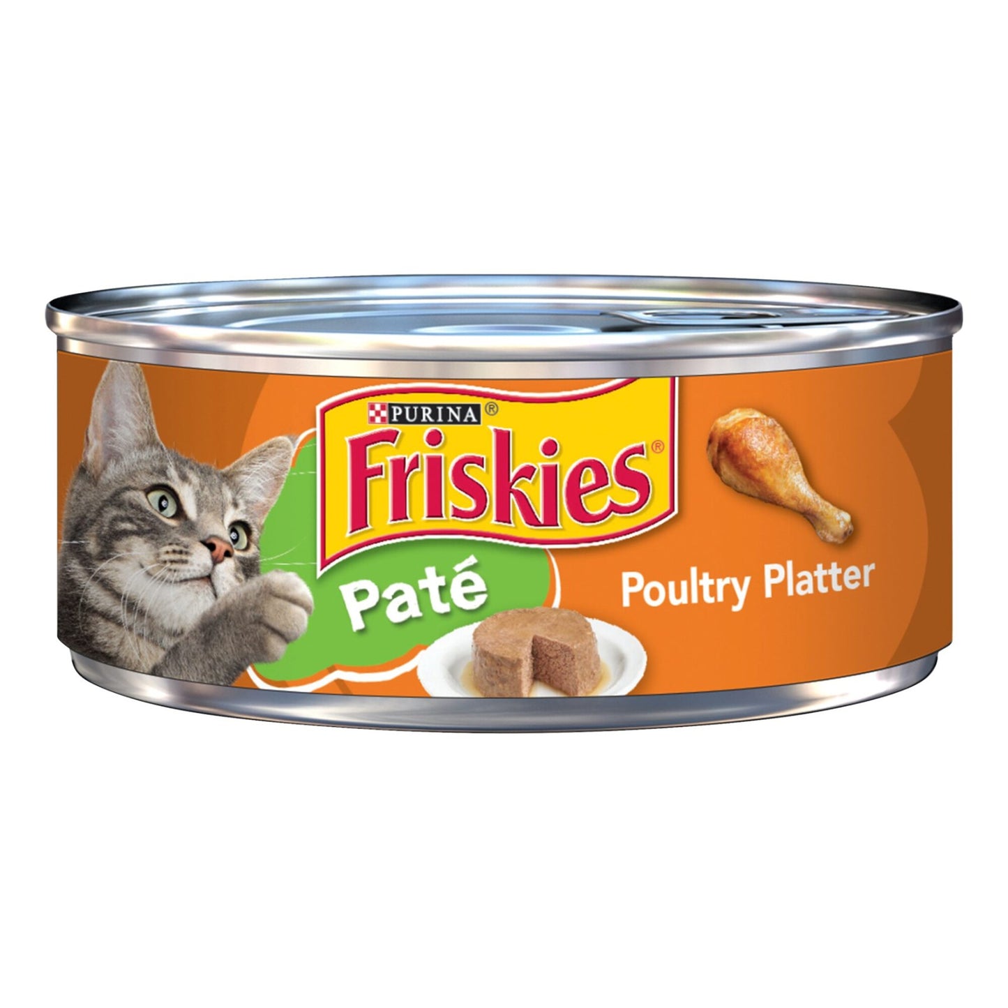 Purina Friskies Wet Food Pate with Poultry for Adult Cats 156 gr