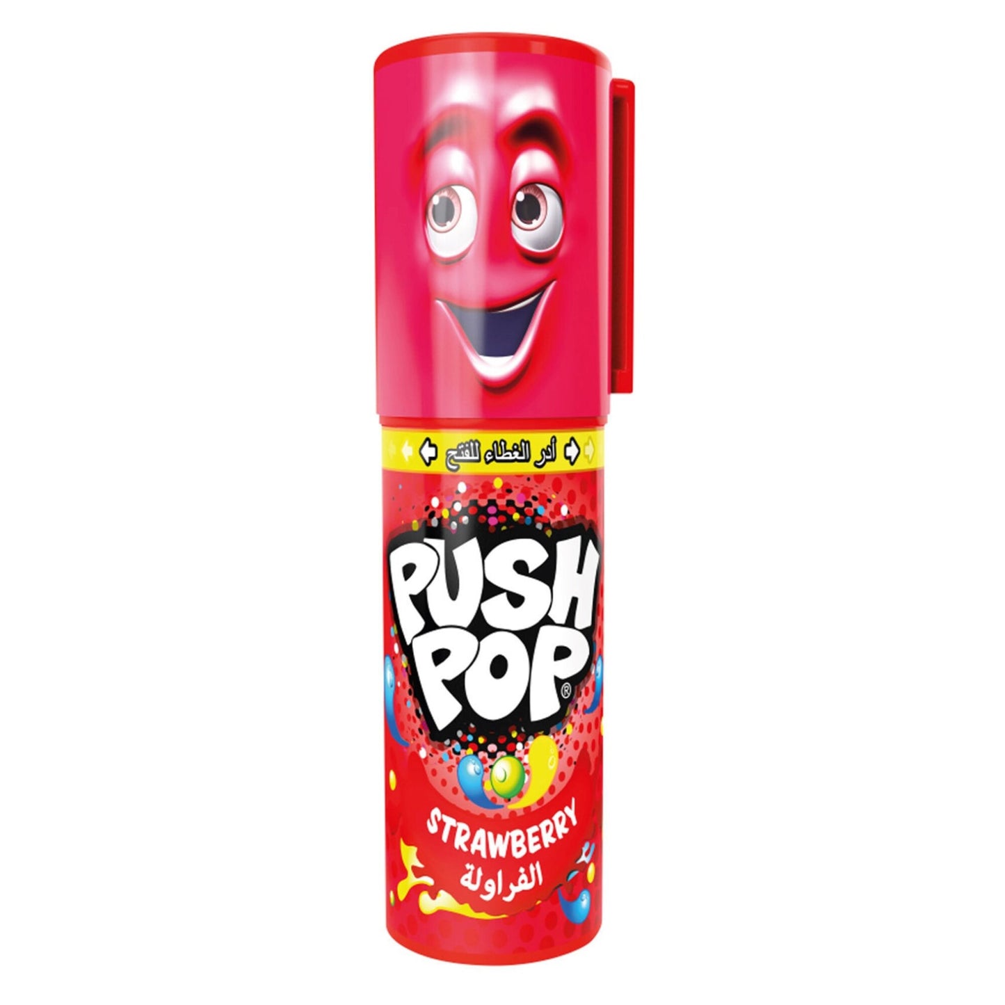 Push Pop Soft Candy Strawberry Flavor 15 gr