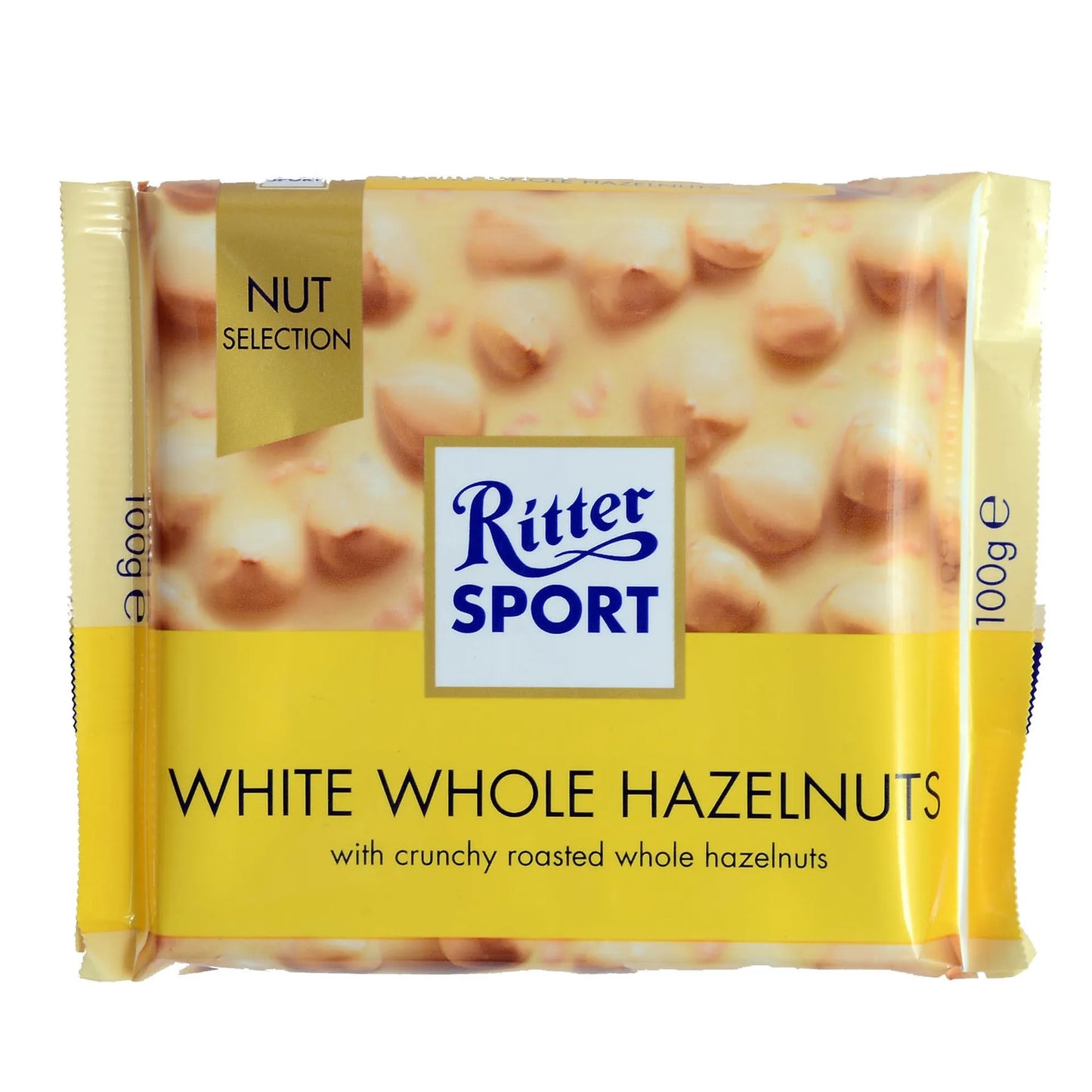 Ritter Sport Nut Selection White Chocolate Slab with Hazelnuts 100 gr