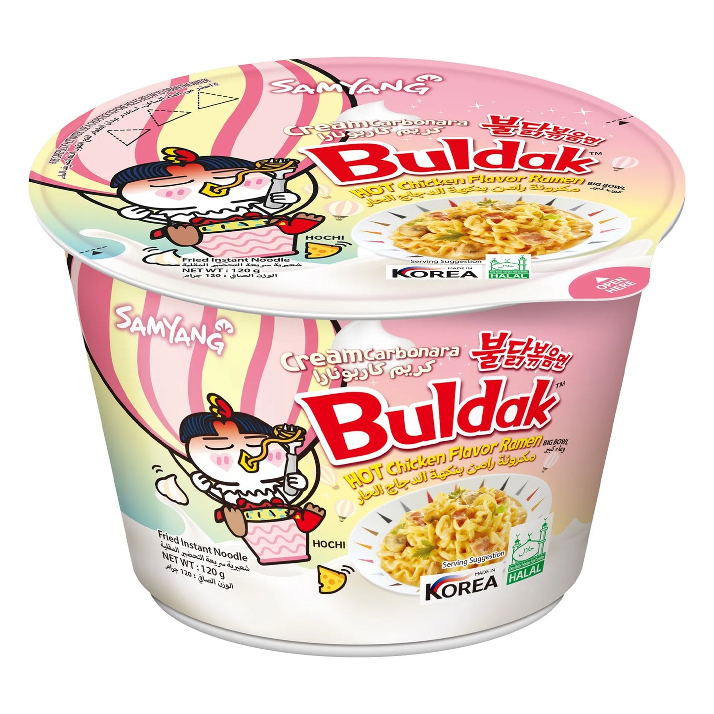 Samyang Buldak Instant Cream Carbonara Ramen 120 gr