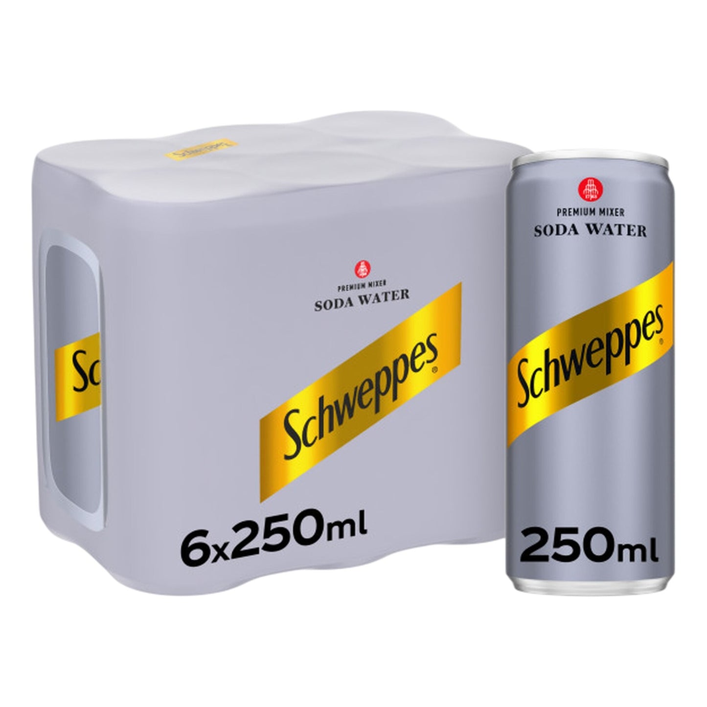 Schweppes Soda Water 6x250 ml