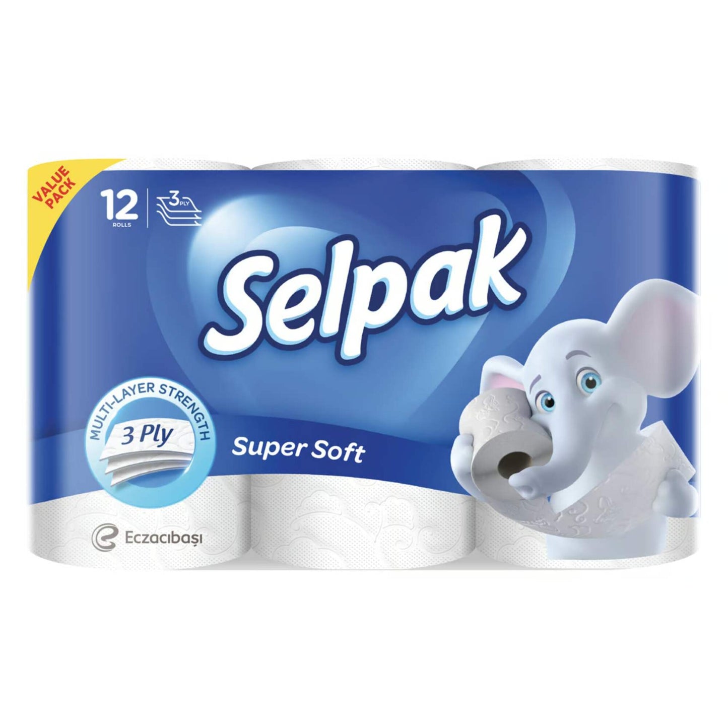 Selpak Super Soft Toilet Rolls 3ply 12 x 140 tissues