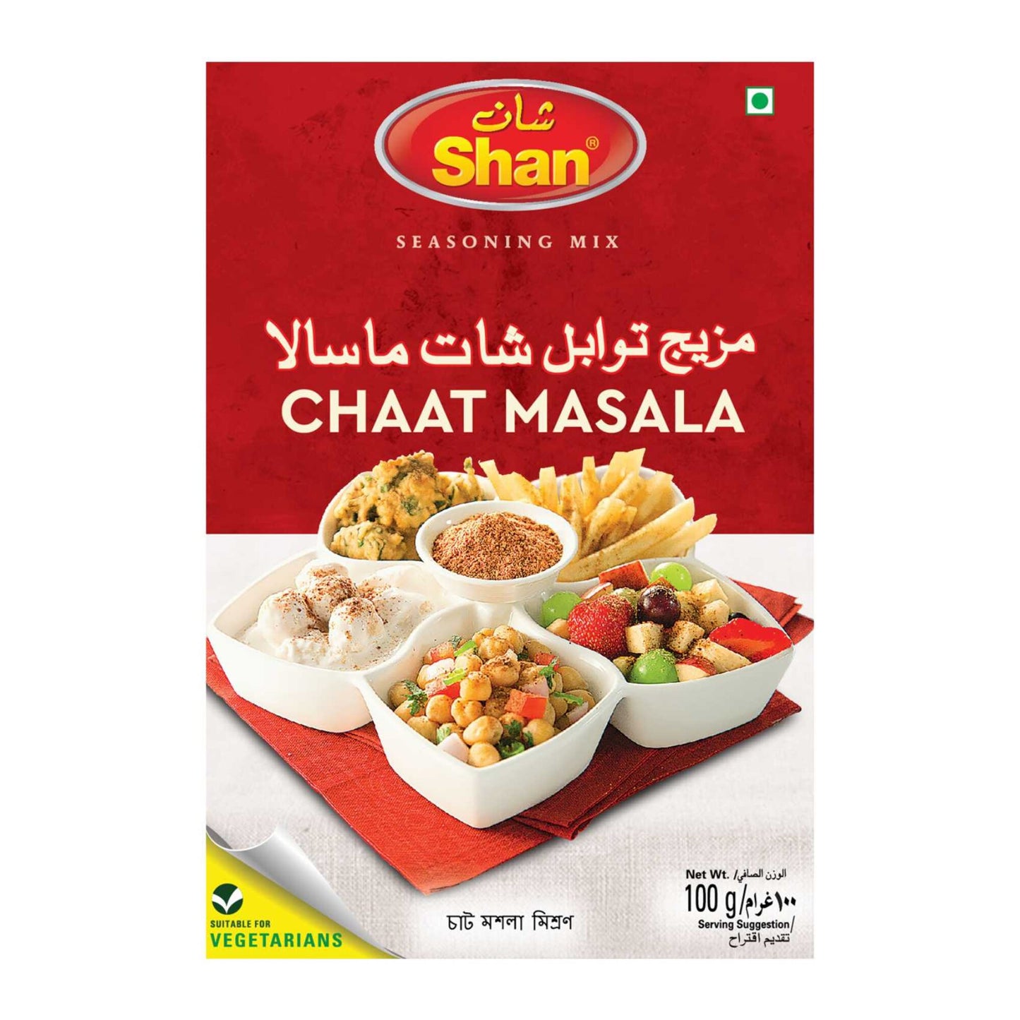 Shan Chaat Masala Seasoning Mix 100 gr